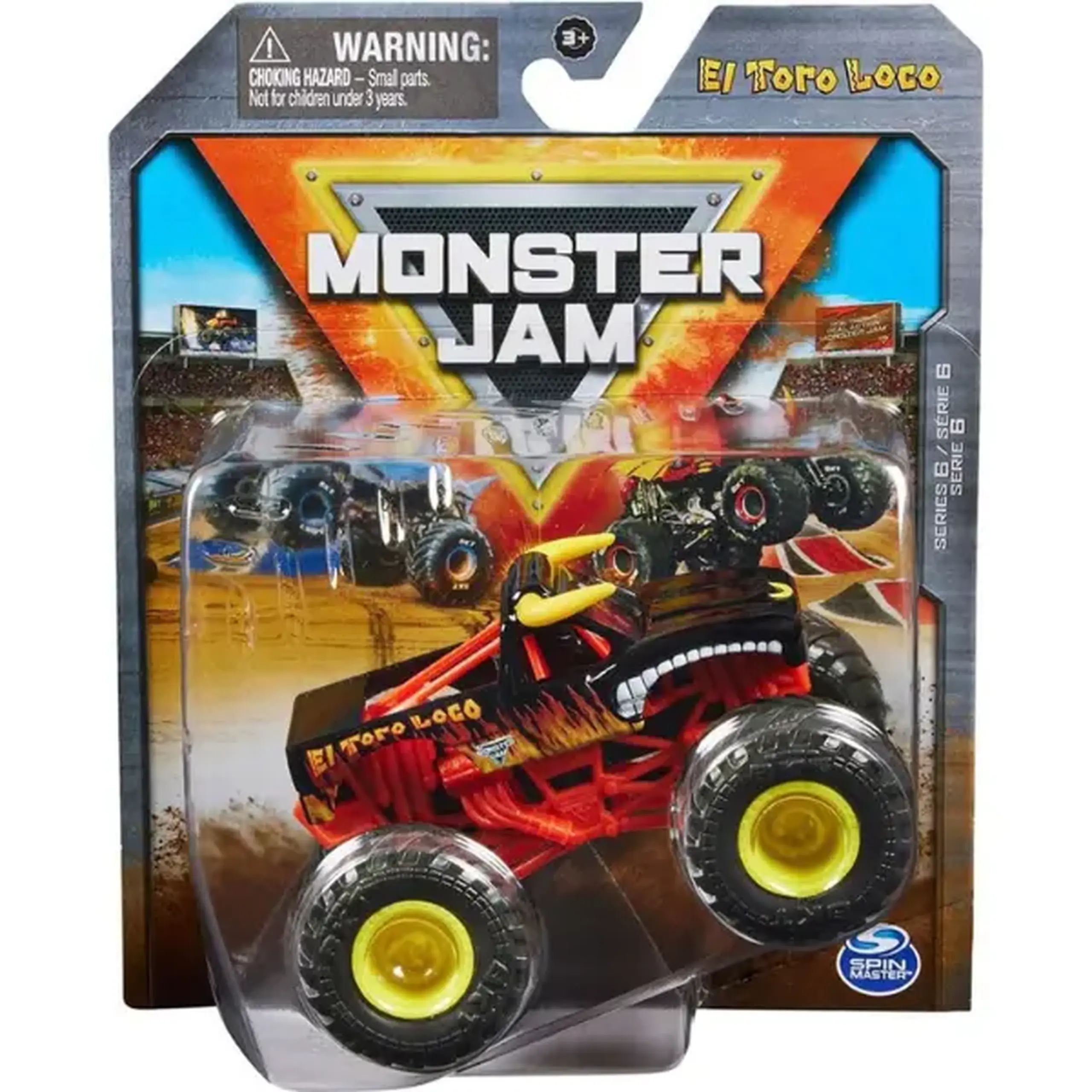 Mașinuță de colecție Monster Jam True Metal, scară 1:64, 6 modele