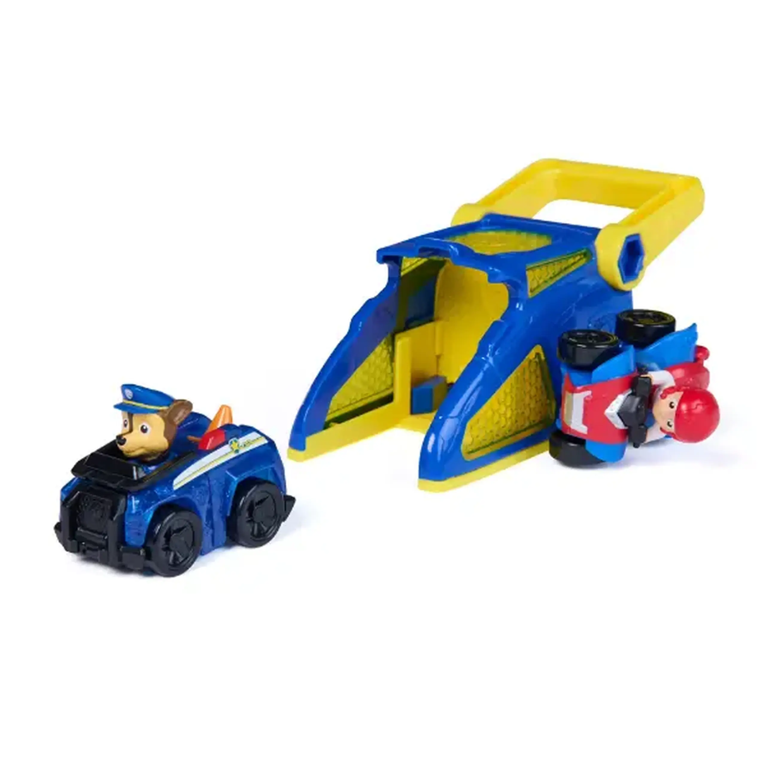Set de joacă „Patrula Cățelușilor” Chase cu lansator și 2 mașinuțe