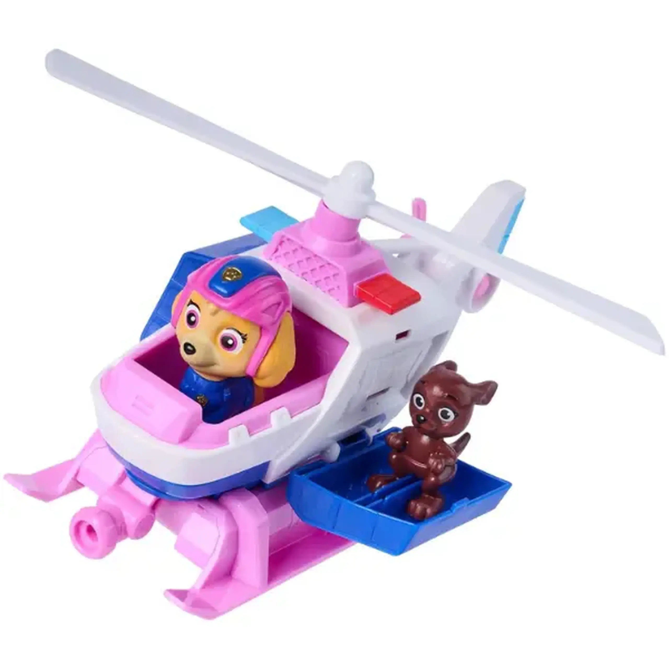 Set de joacă „Patrula Cățelușilor: Căutare și salvare” Skye cu elicopter și 2 figurine