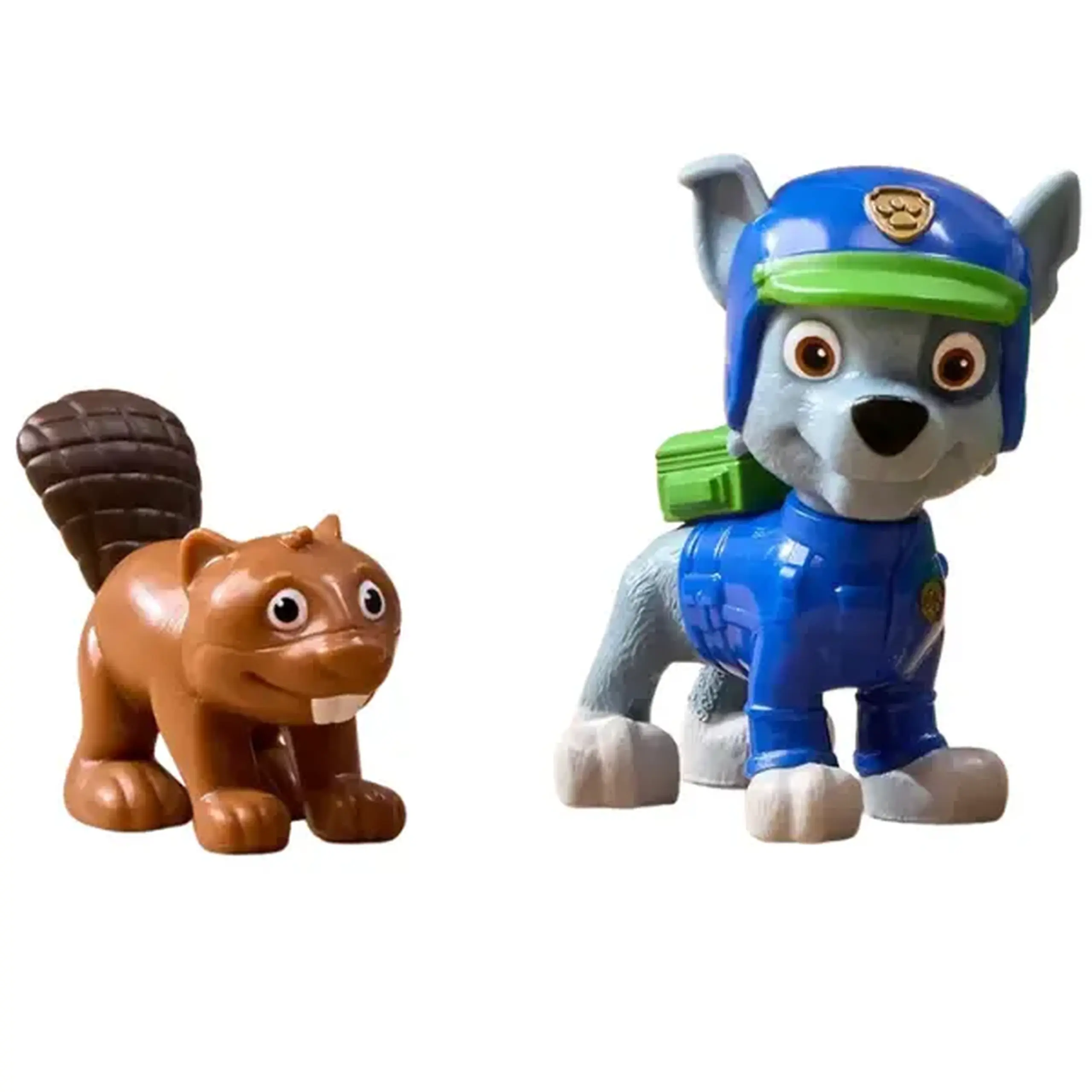 Set de joacă „Patrula Cățelușilor: Căutare și salvare” Rocky cu mașinuță și 2 figurine