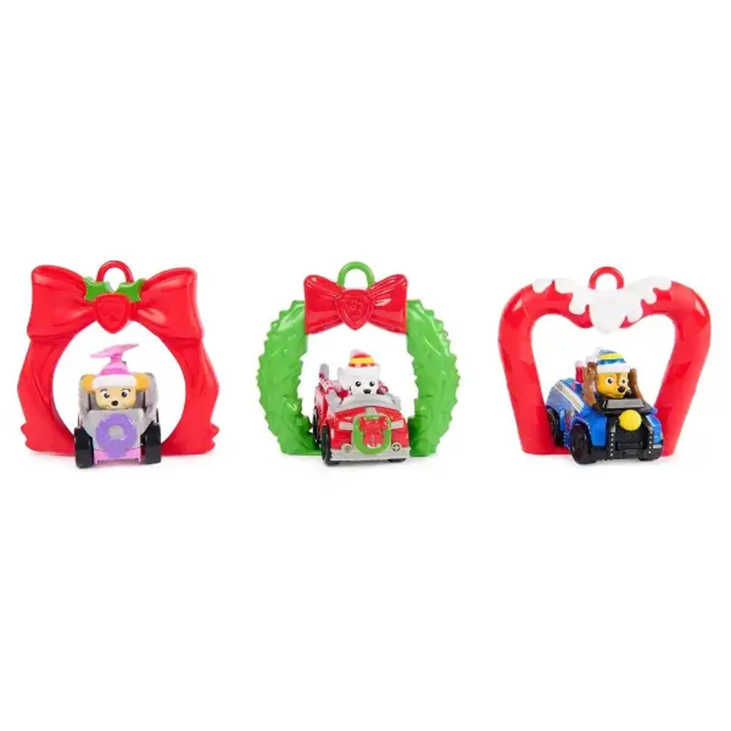 Set de joacă „Patrula Cățelușilor: Seria de Crăciun” cu mașinuță și figurină, 3 modele