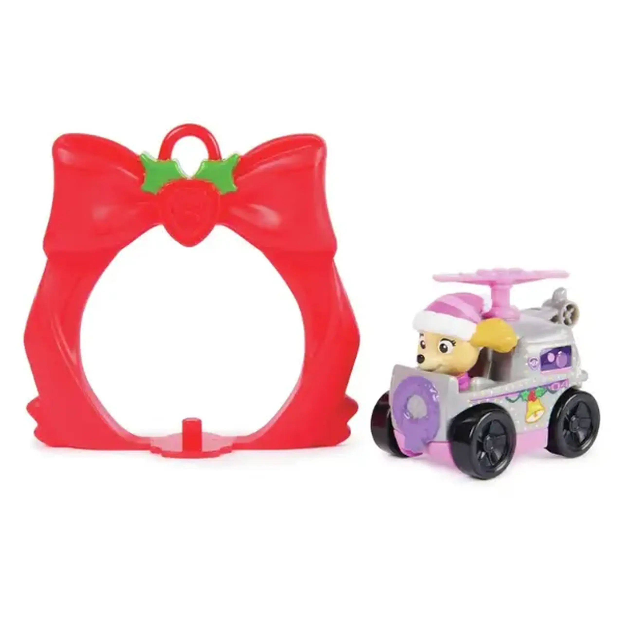 Set de joacă „Patrula Cățelușilor: Seria de Crăciun” cu mașinuță și figurină, 3 modele