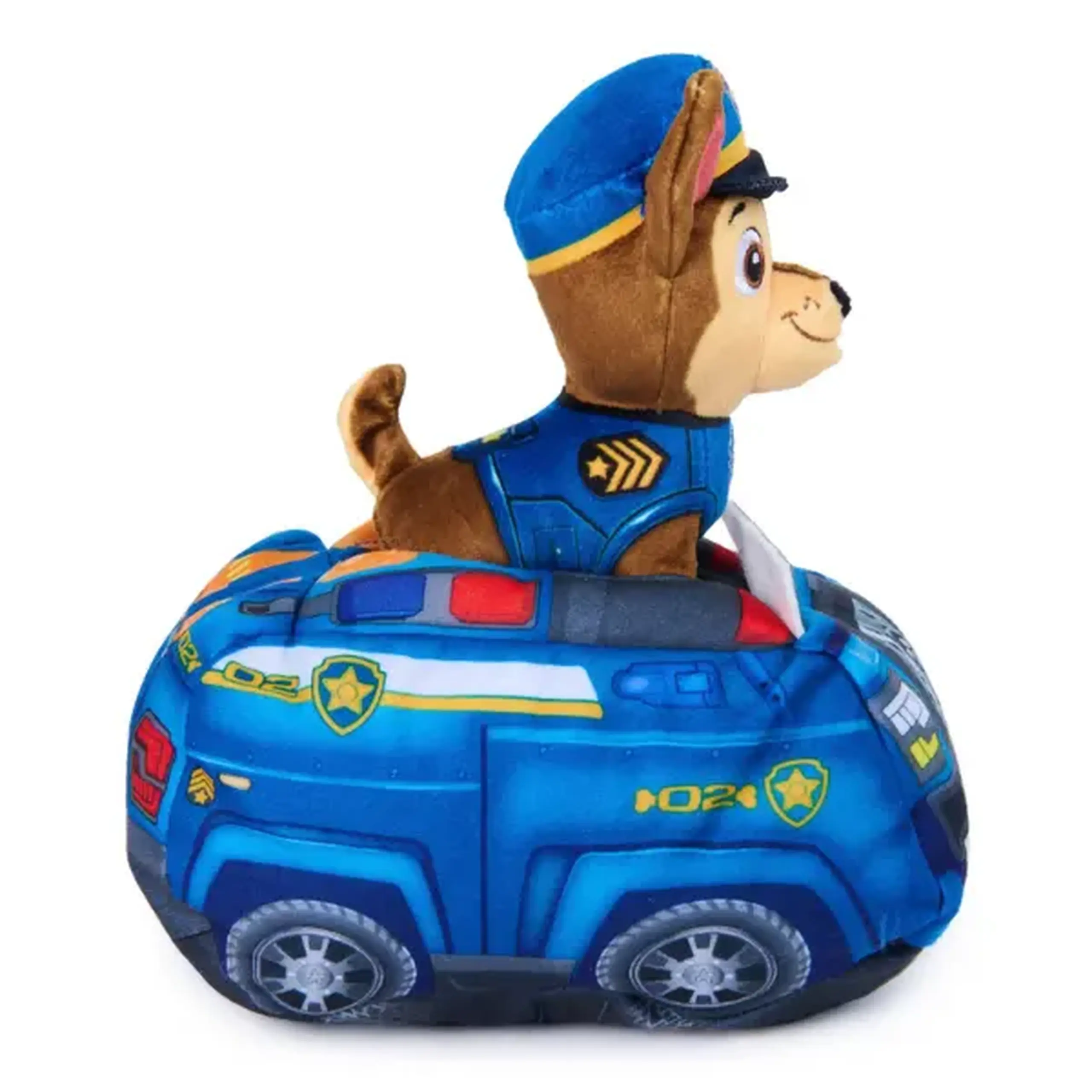 Jucărie de pluș „Chase cu mașina de poliție”, 20 cm