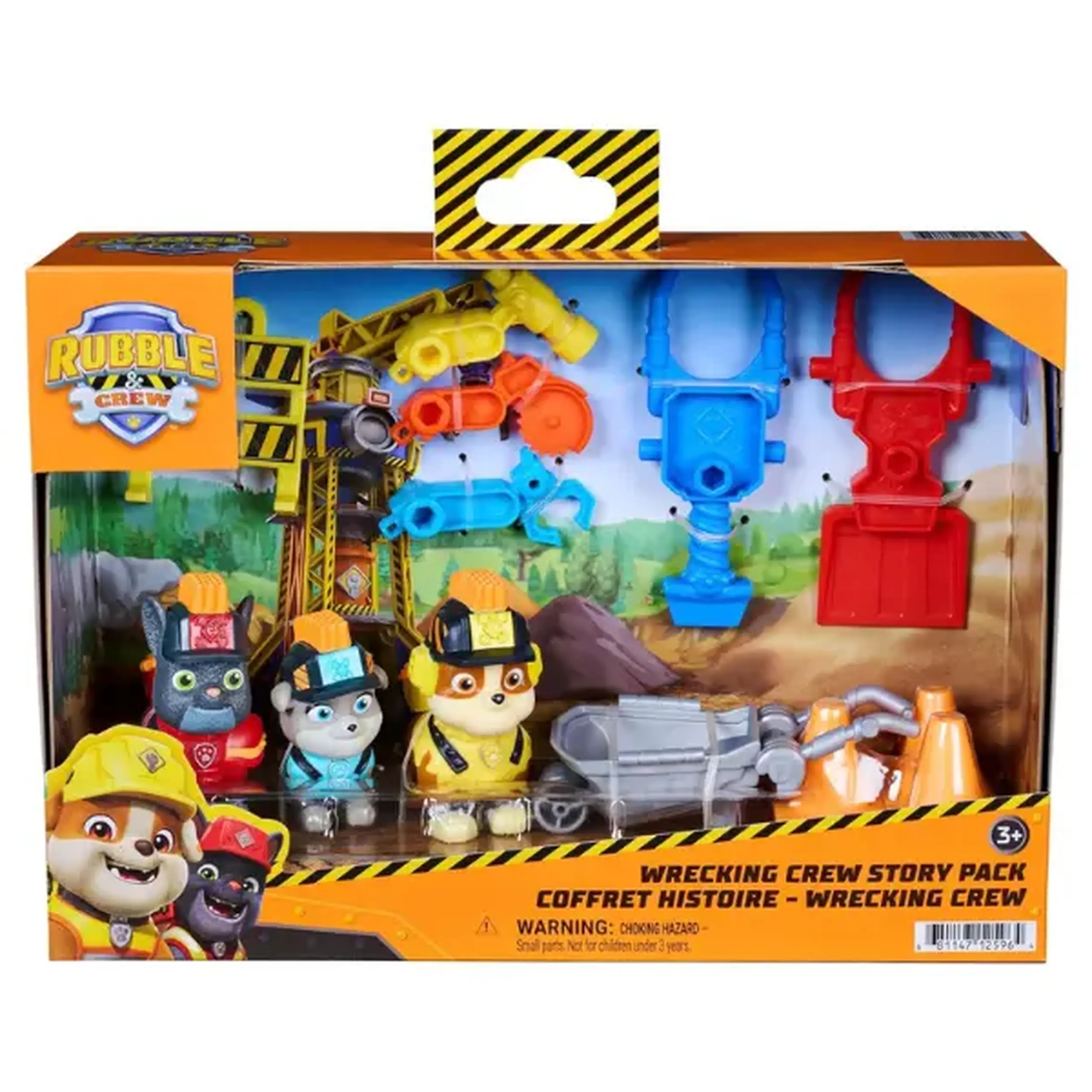 Set de joacă „Rubble & Crew” cu figurine și vehicul de construcție