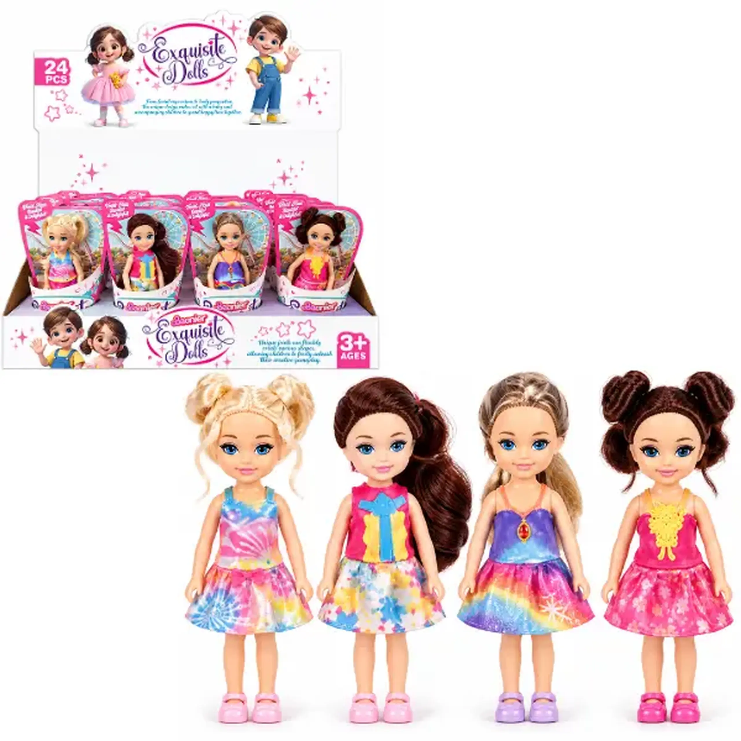 Păpușă fashion, 15 cm, 4 modele