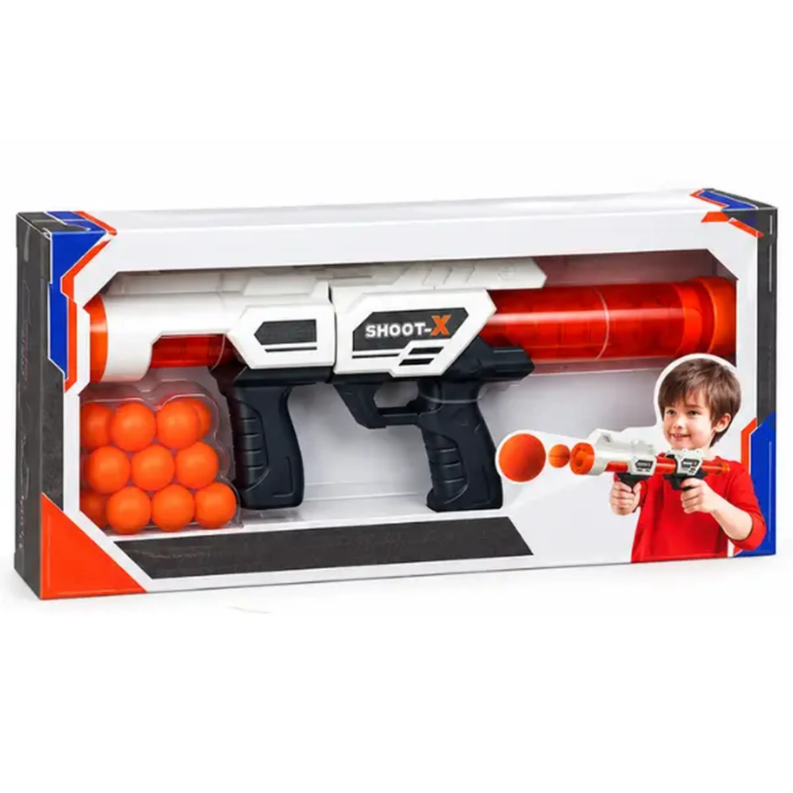 Blaster „Lovitură precisă” cu țintă mare și 12 bile moi, 42 cm