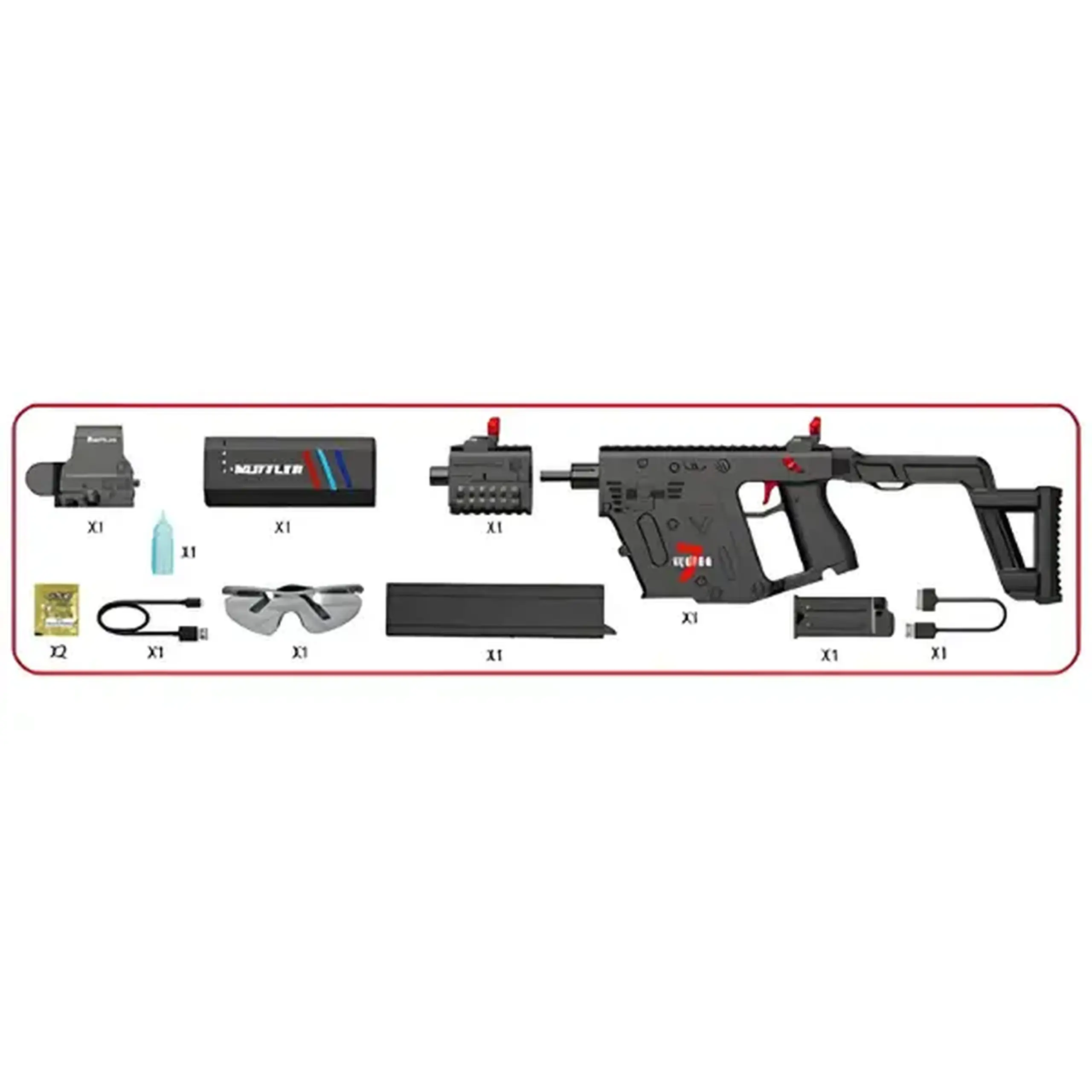 Automat electric „Vector” cu bile hidrogel, 65 cm