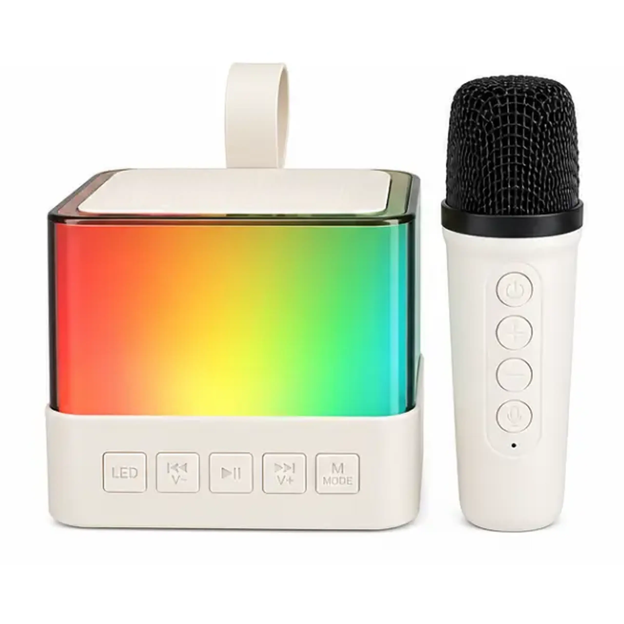 Boxă karaoke cu un singur microfon, 4 culori