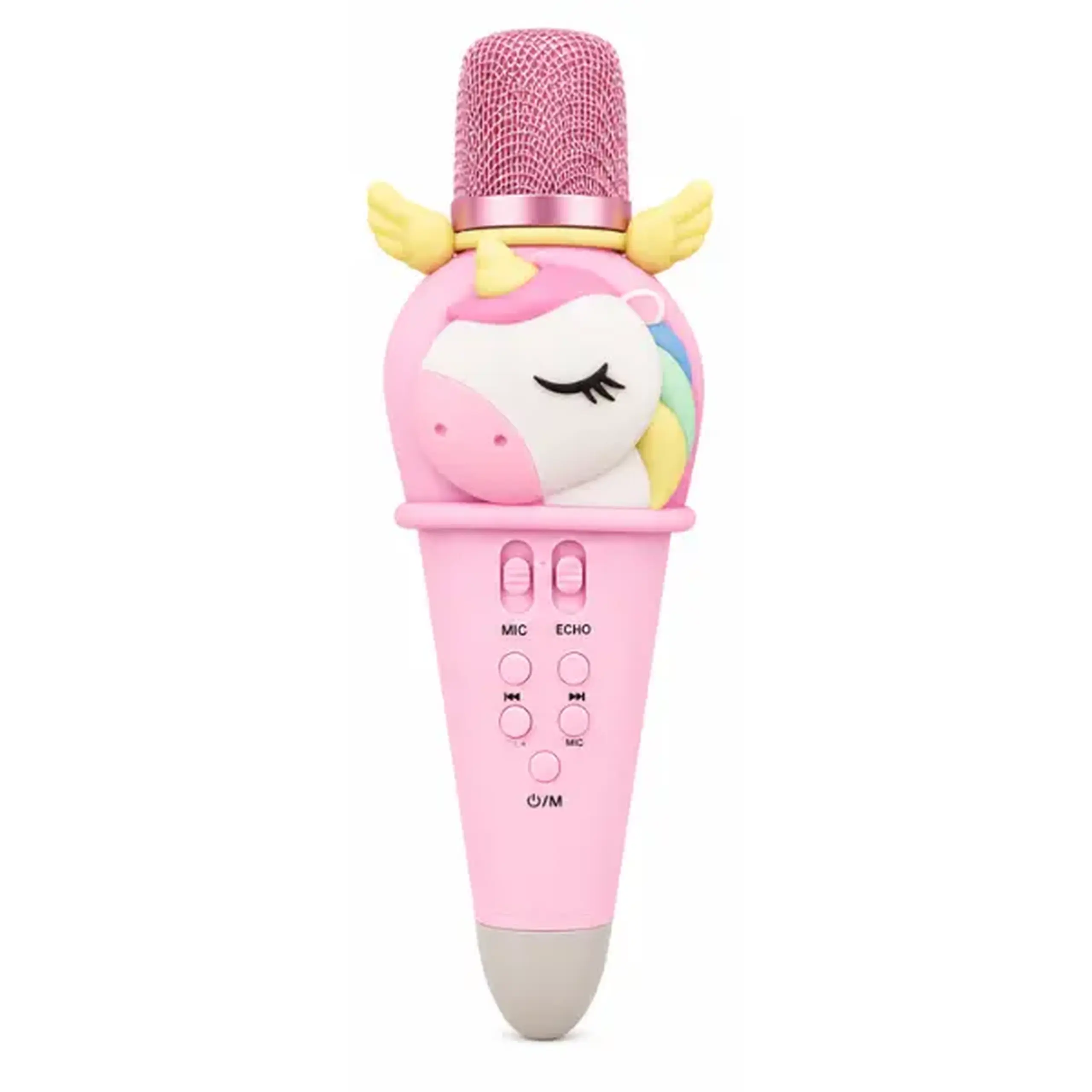 Microfon karaoke pentru copii „Unicorn”, 21 cm, 3 culori