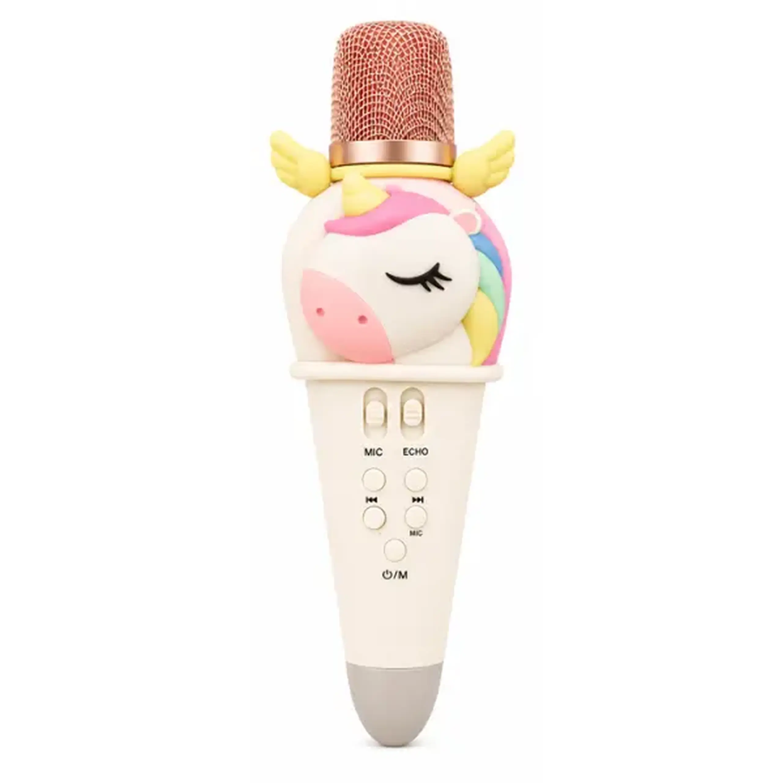 Microfon karaoke pentru copii „Unicorn”, 21 cm, 3 culori