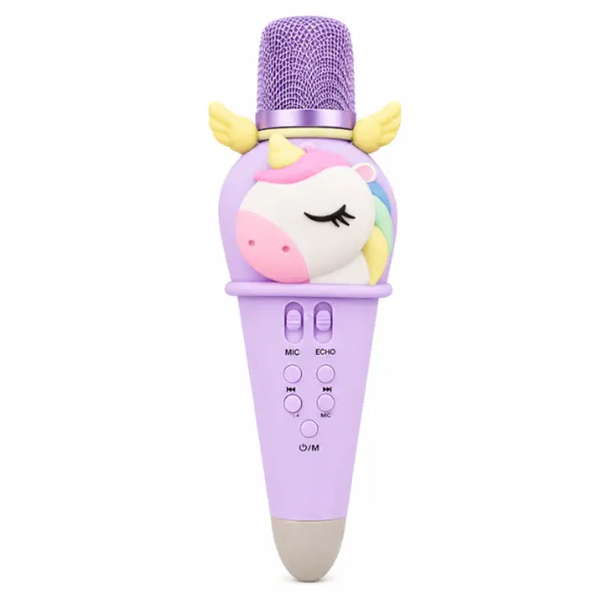 Microfon karaoke pentru copii „Unicorn”, 21 cm, 3 culori