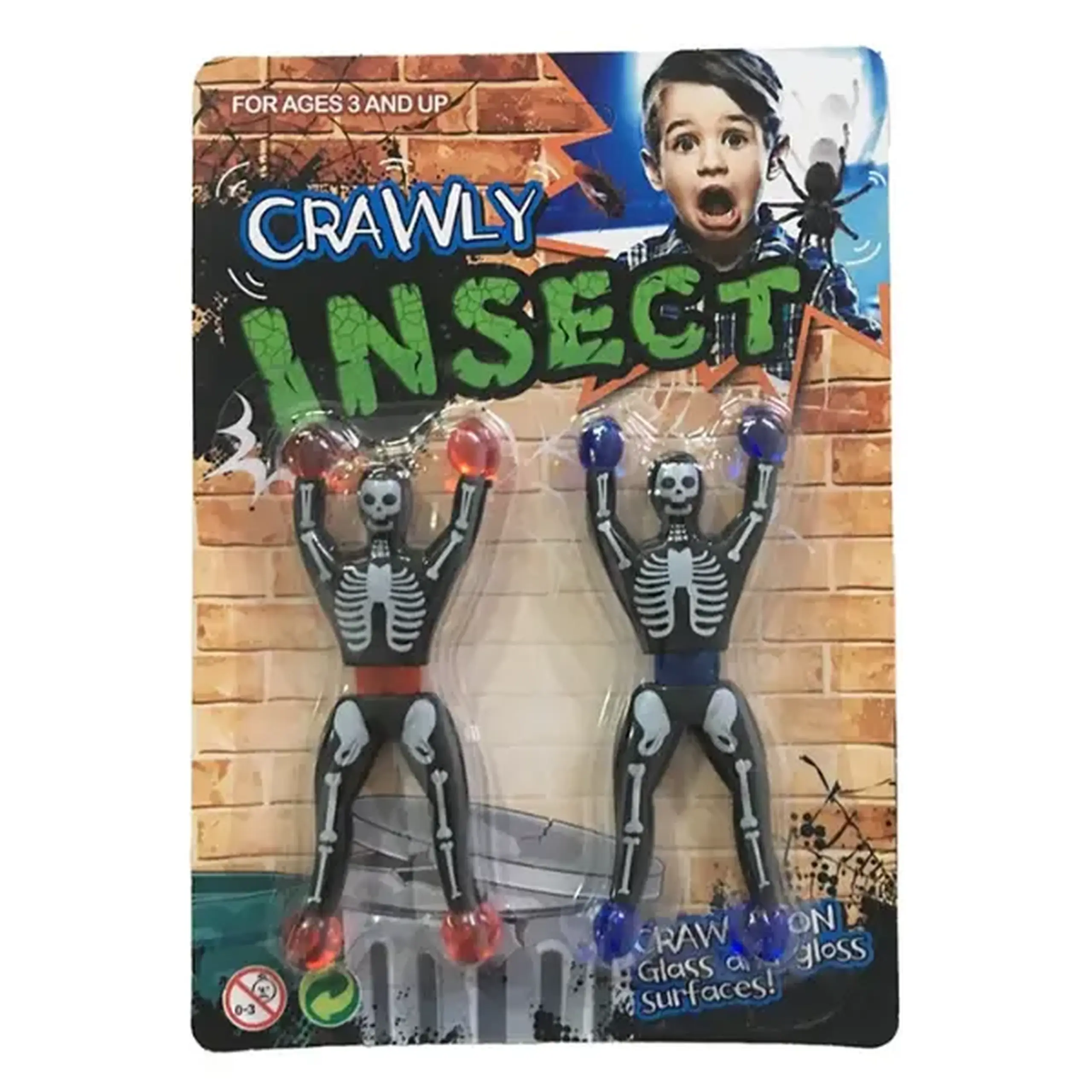 Figurine lipicioase „Schelete” pentru geam, 2 buc.