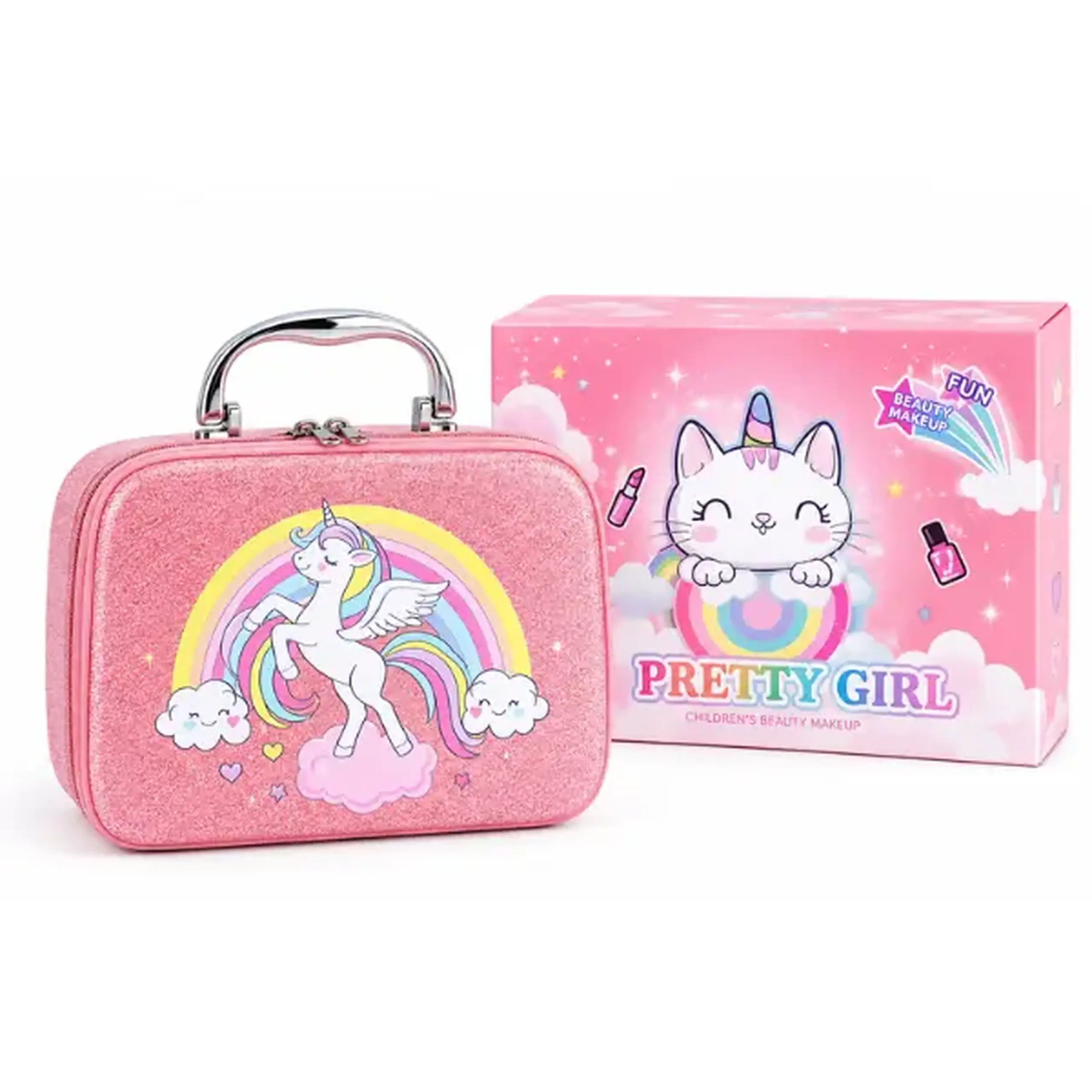Set de cosmetice și bijuterii pentru copii în gentuță „Unicorn”