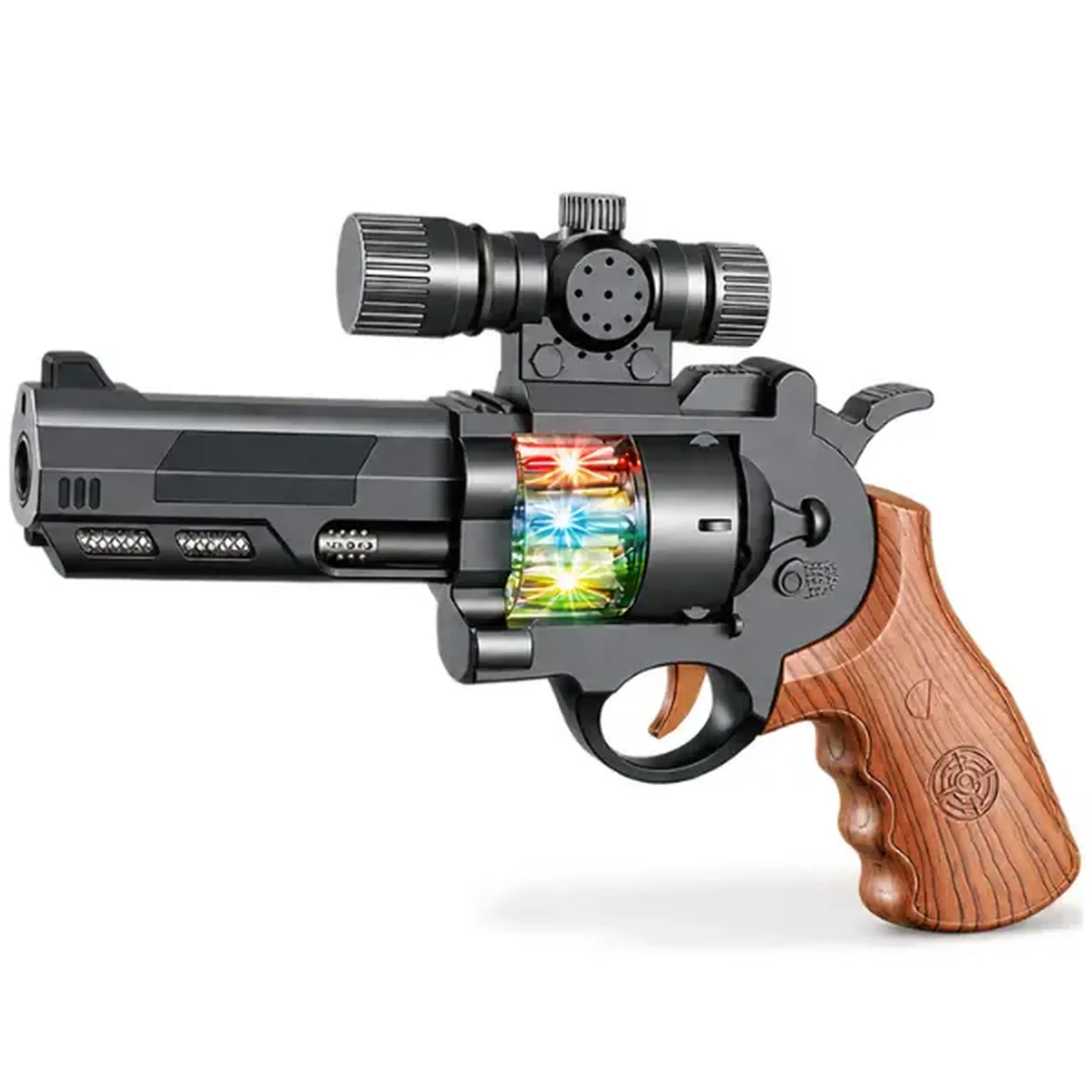 Pistol electric pentru copii cu efecte luminoase și sonore