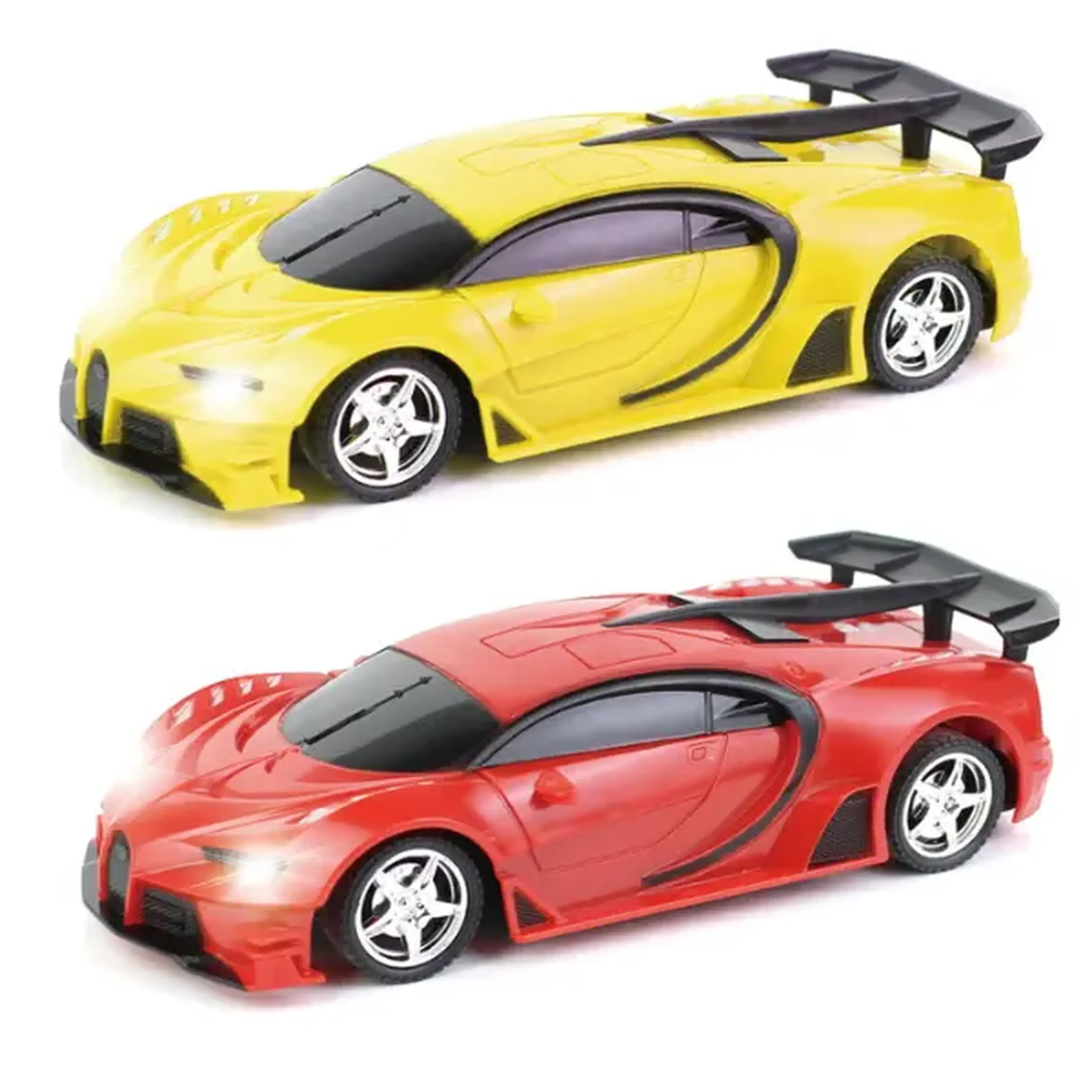 1:24 Mașină sport cu telecomandă: tracțiune integrală 4WD, efecte luminoase, 3 culori