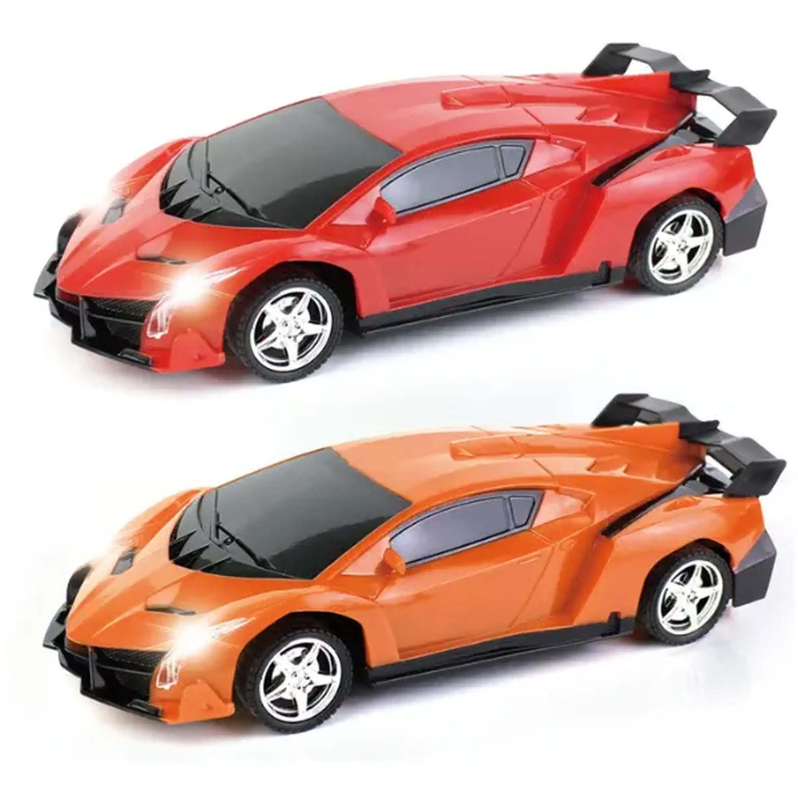 1:24 Mașină sport cu telecomandă: tracțiune integrală 4WD, efecte luminoase, 3 culori