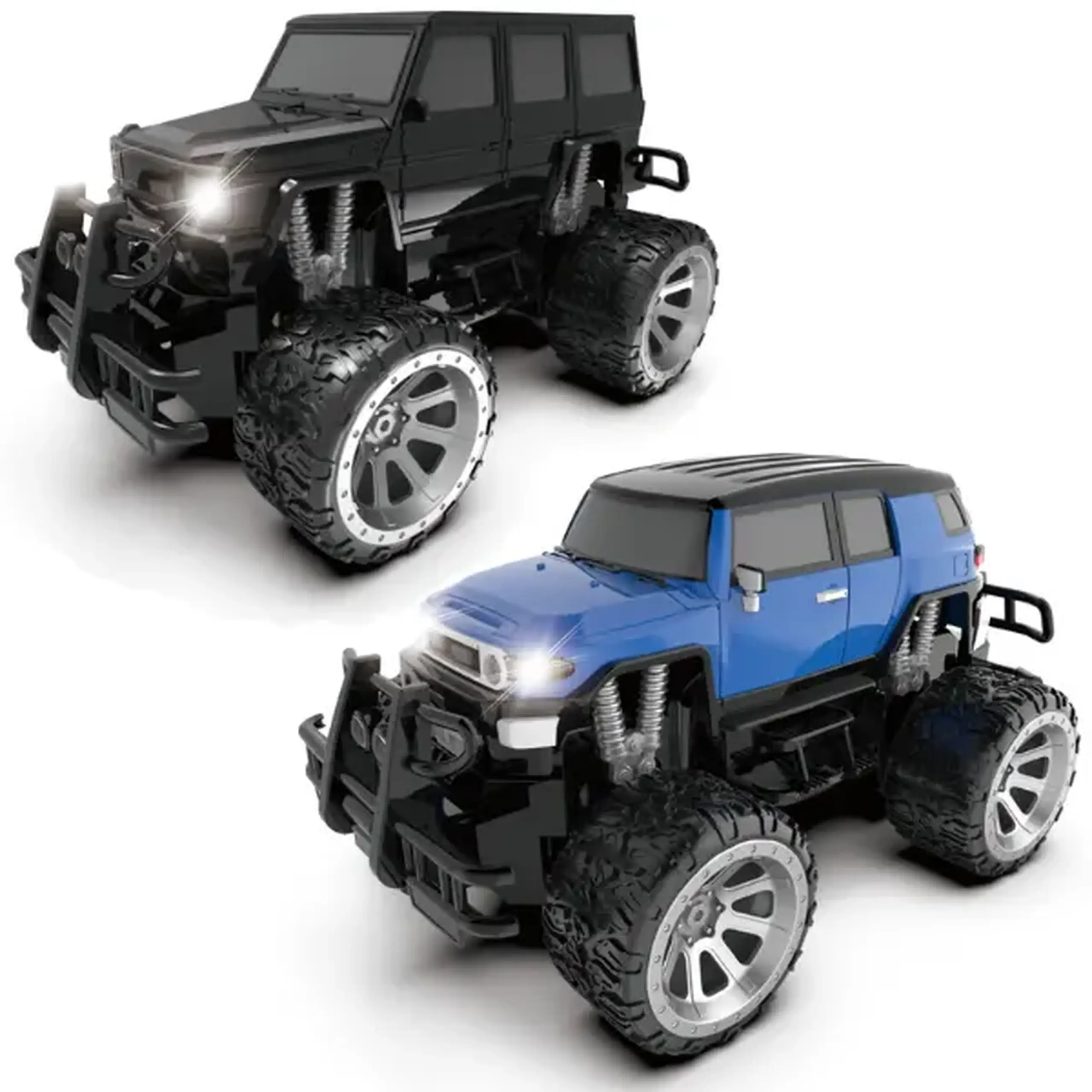 1:16 Mașină cu telecomandă „Big G Off-road”: roți mari, 3 culori