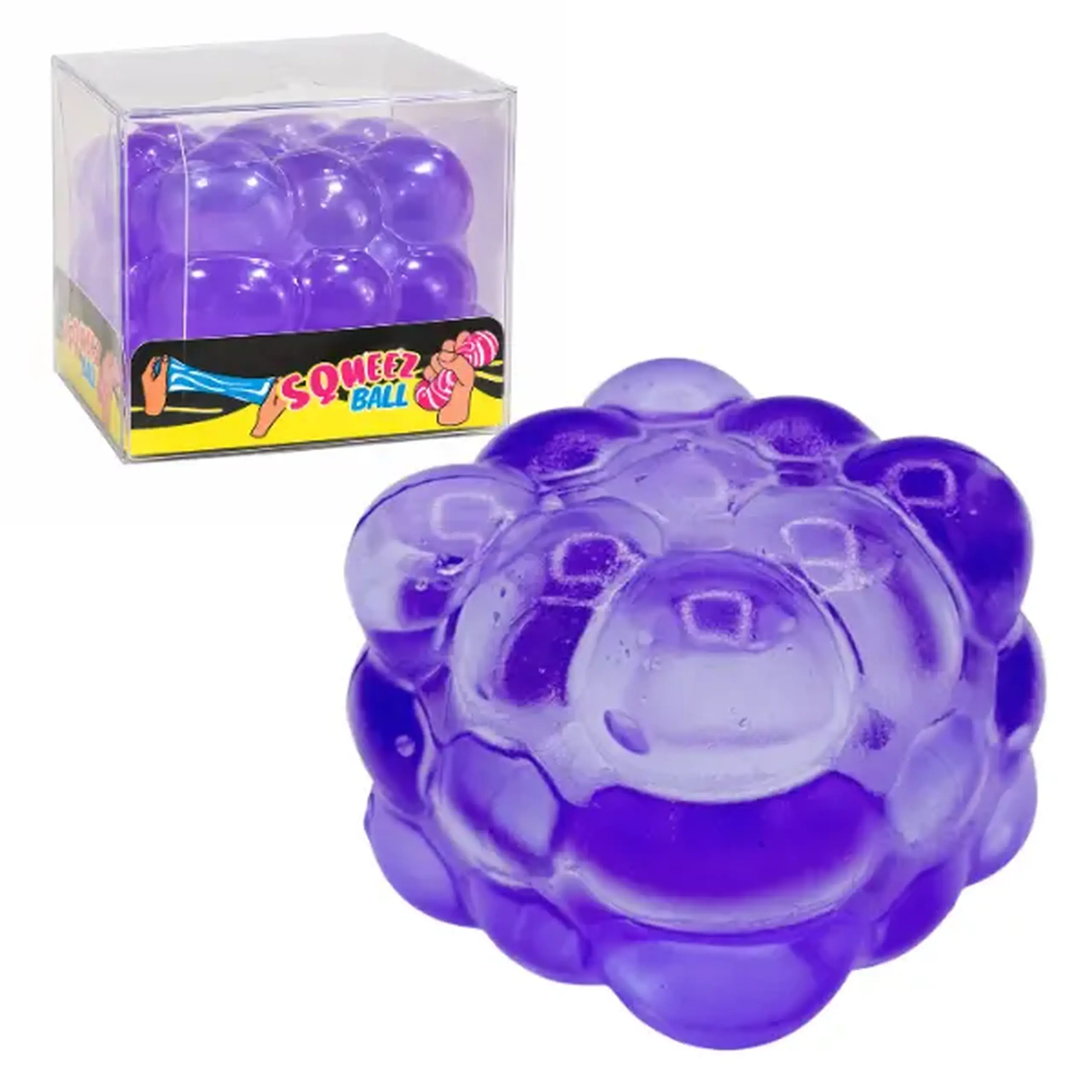 Cubul antistres "Needoh: Magic Bubble Cube", 5×5×5 cm, mov