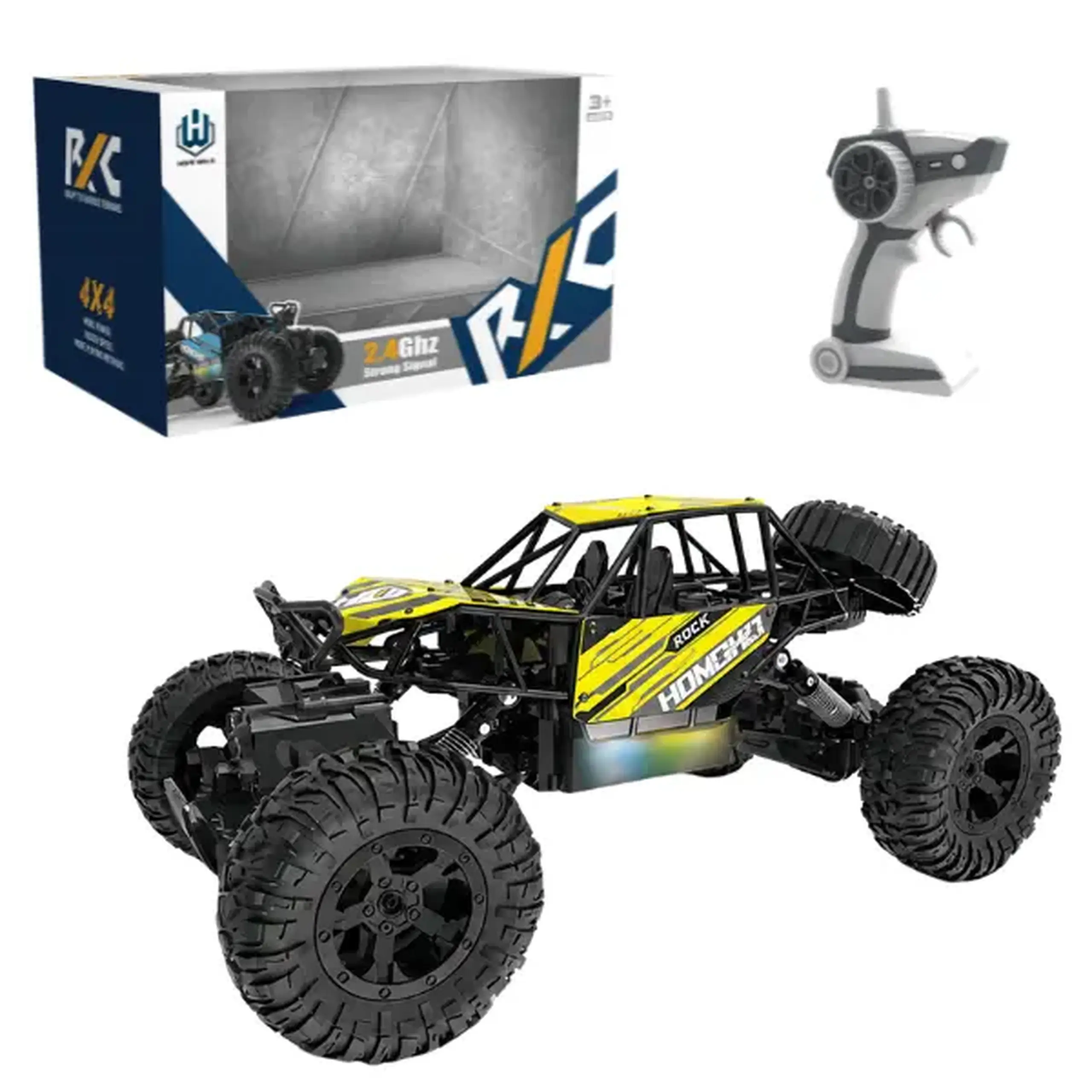 1:14 Mașină cu telecomandă: cu lumini, acumulator și încărcare USB, 2 culori