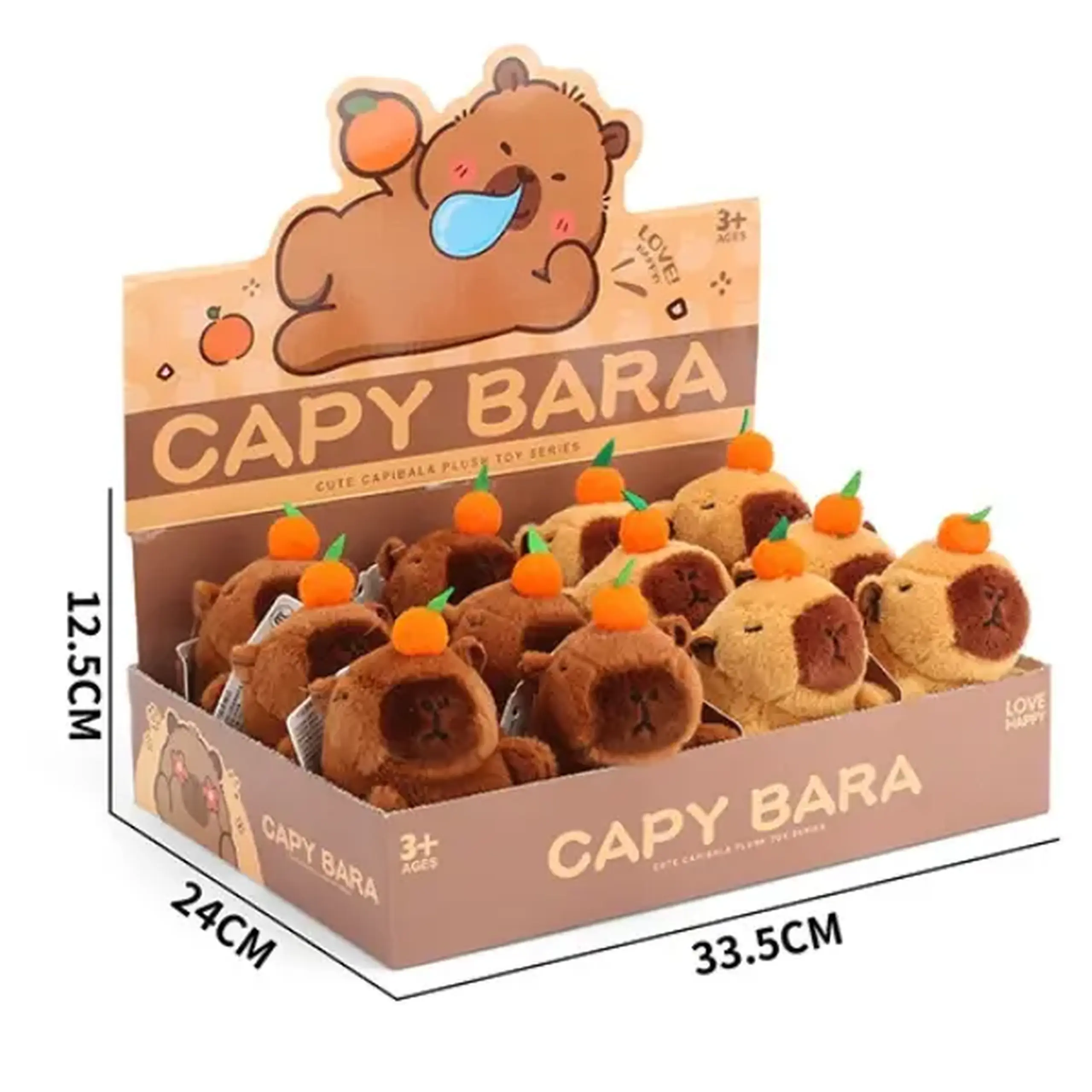 Breloc moale „Capibara”, 2 modele