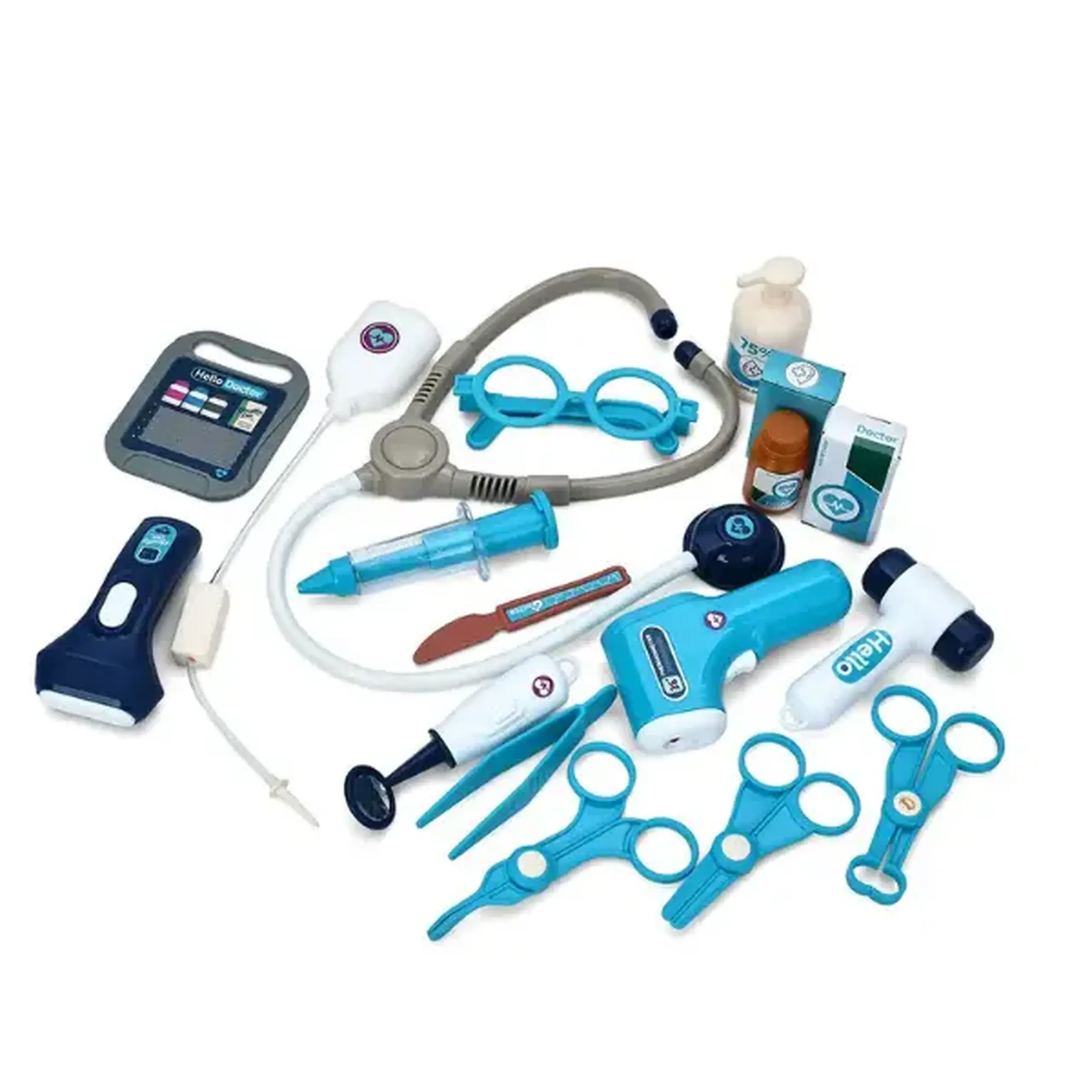 Set de joacă pentru copii „Doctor”, masă cu accesorii pe roți