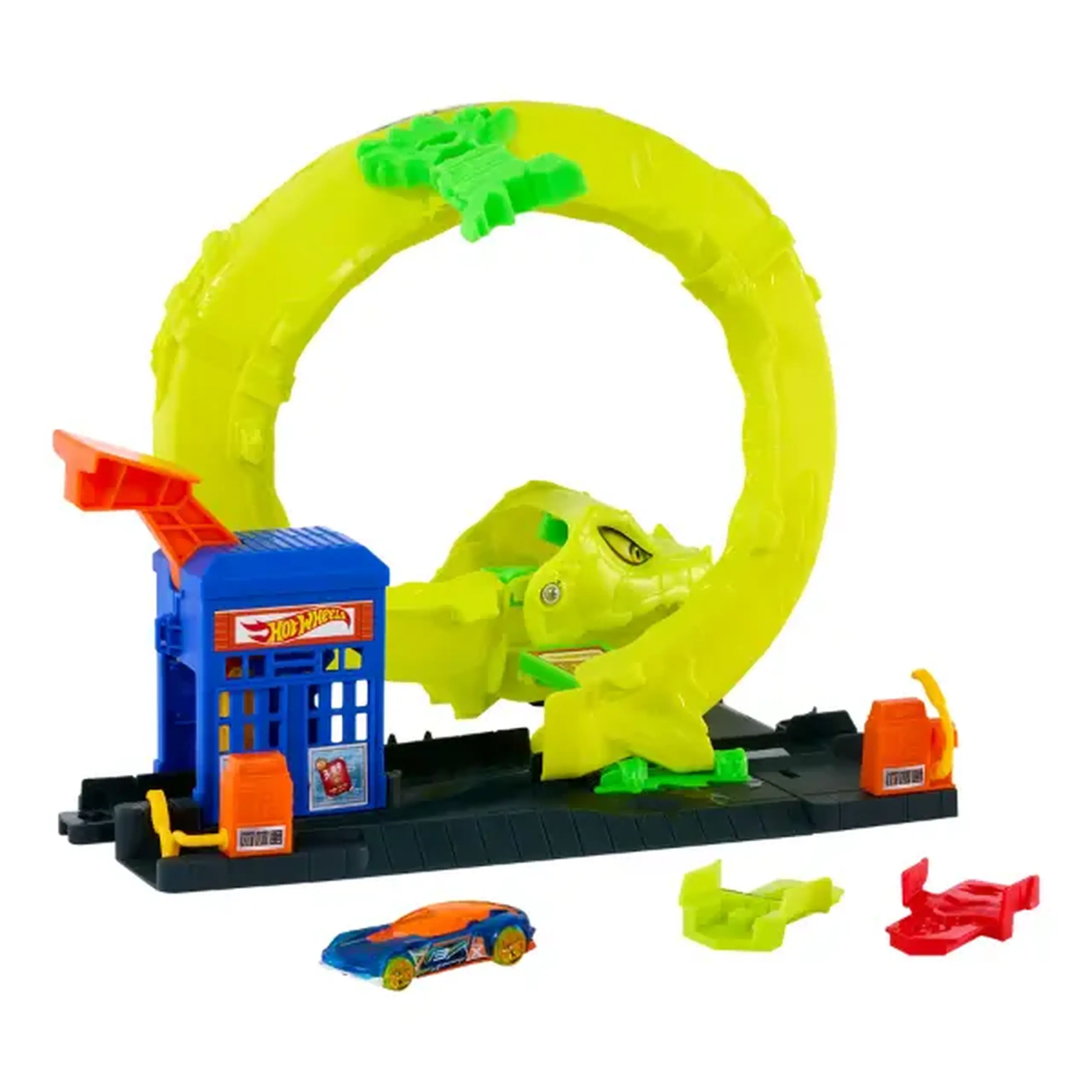 Set de joacă Hot Wheels City "Atacul șarpelui"