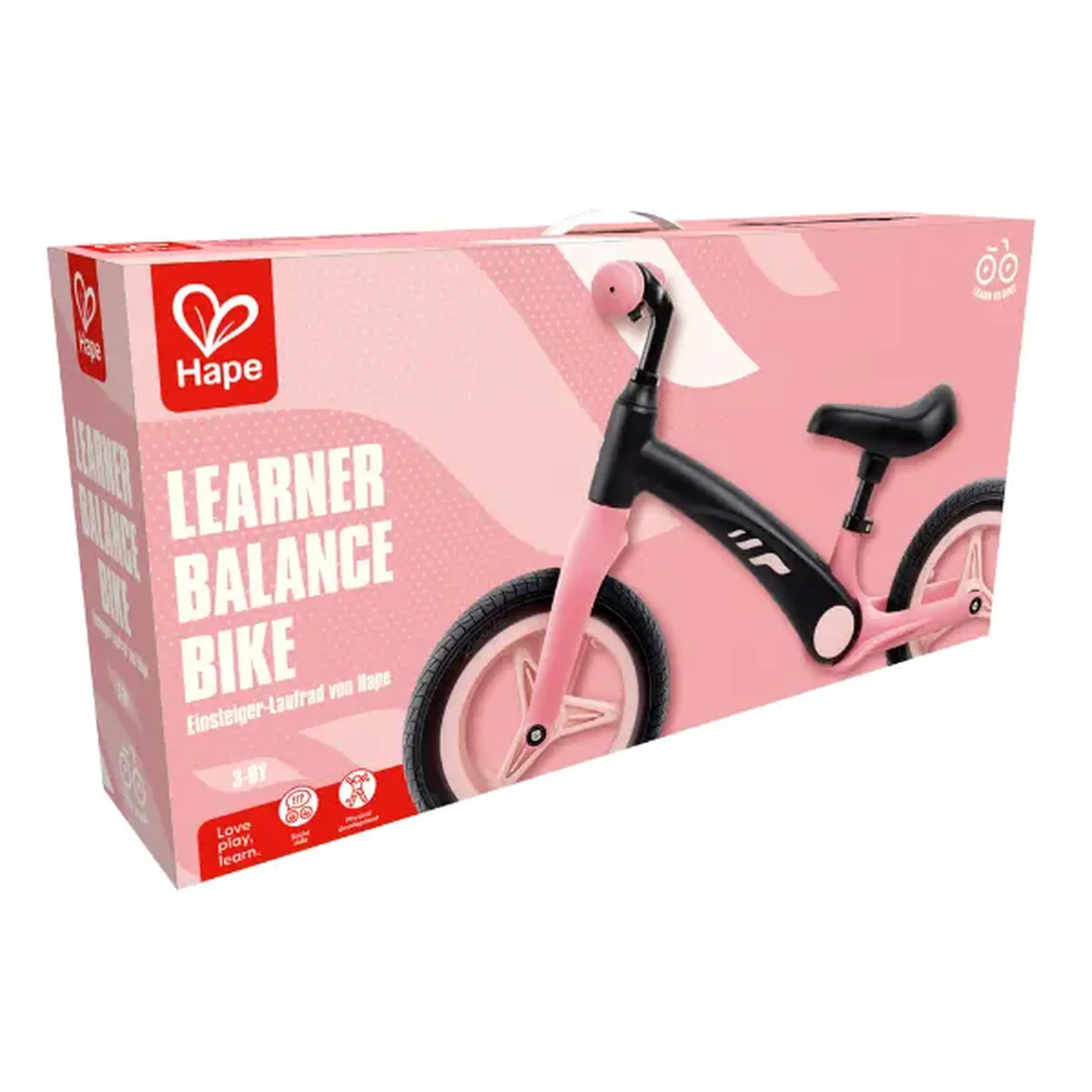 Bicicletă de echilibru "Learner Balance Bike", roz
