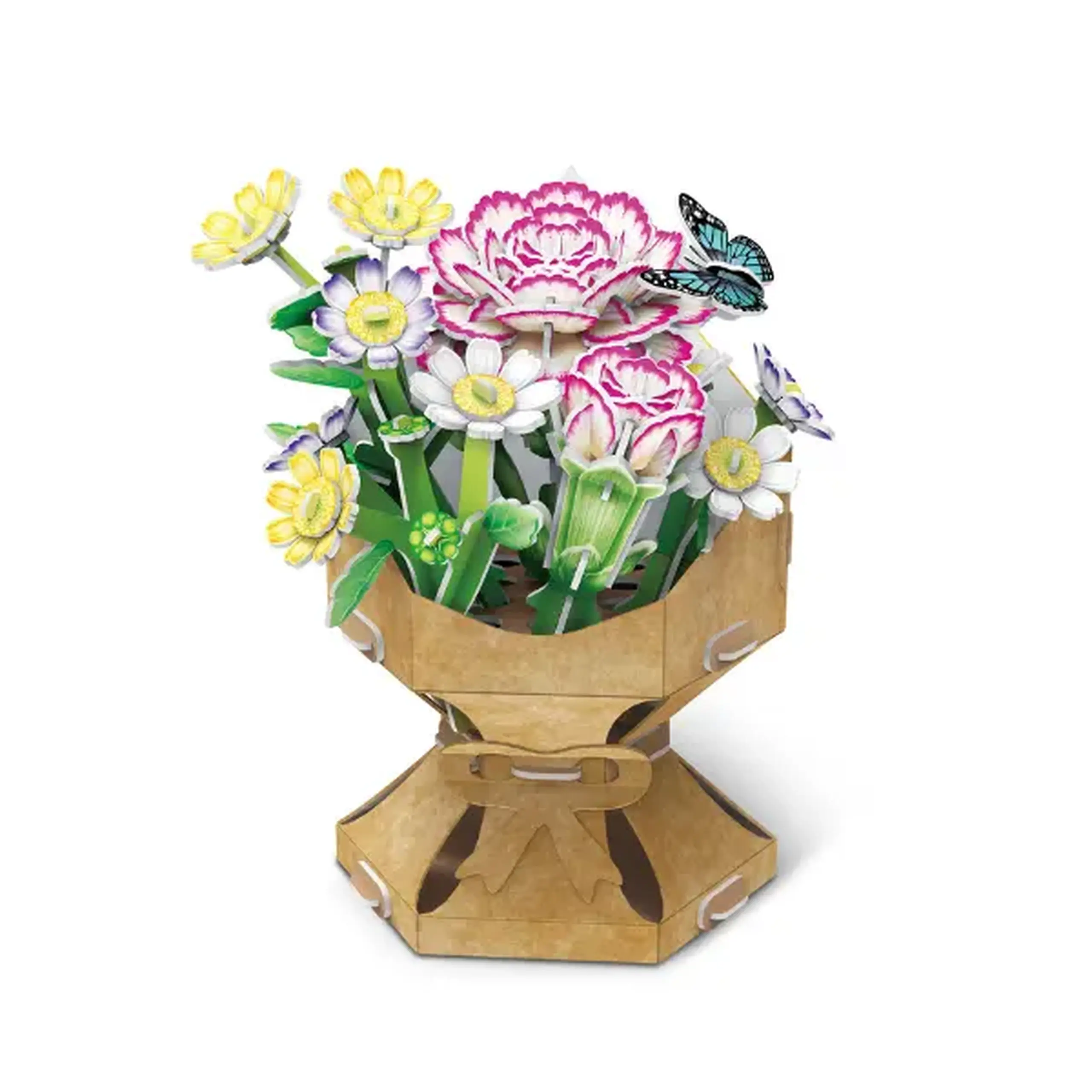 3D puzzle "Buchet de flori – Garoafă", 134 elem.