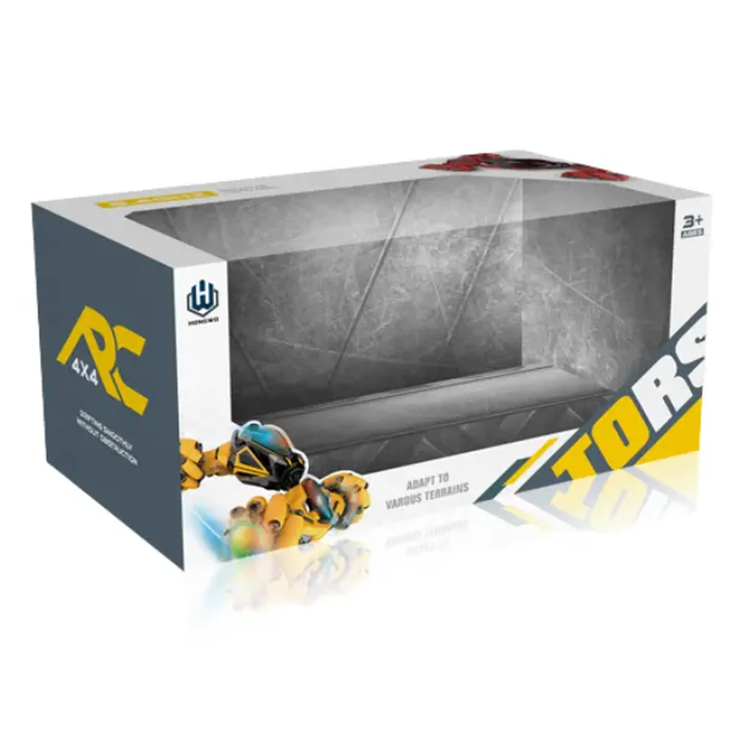 1:14 Mașină Radio-Control: cu roți luminoase și control prin ceas, USB și acumulator (2 culori)