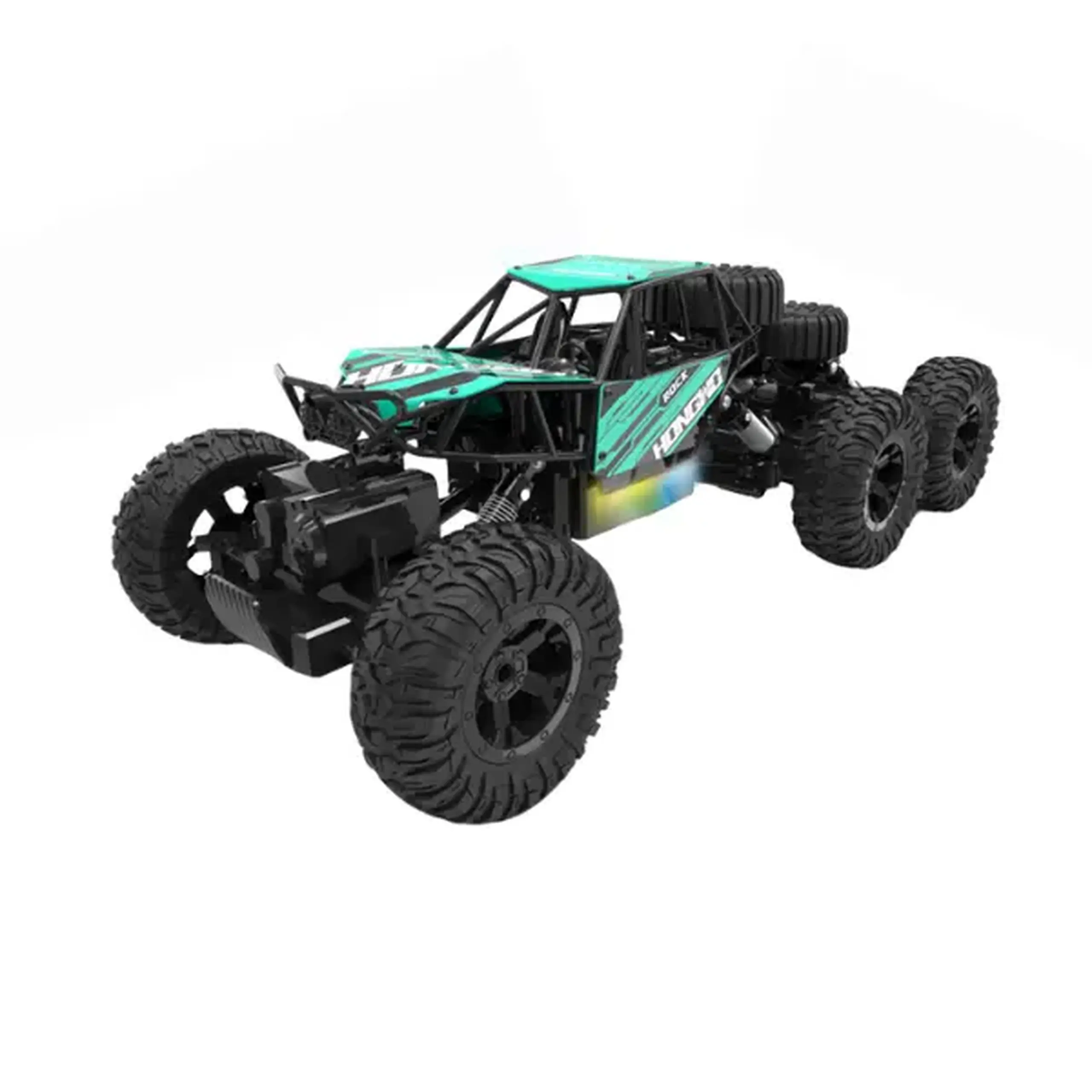 1:18 Mașină Radio-Control cu lumini și 6 roți, 3 culori