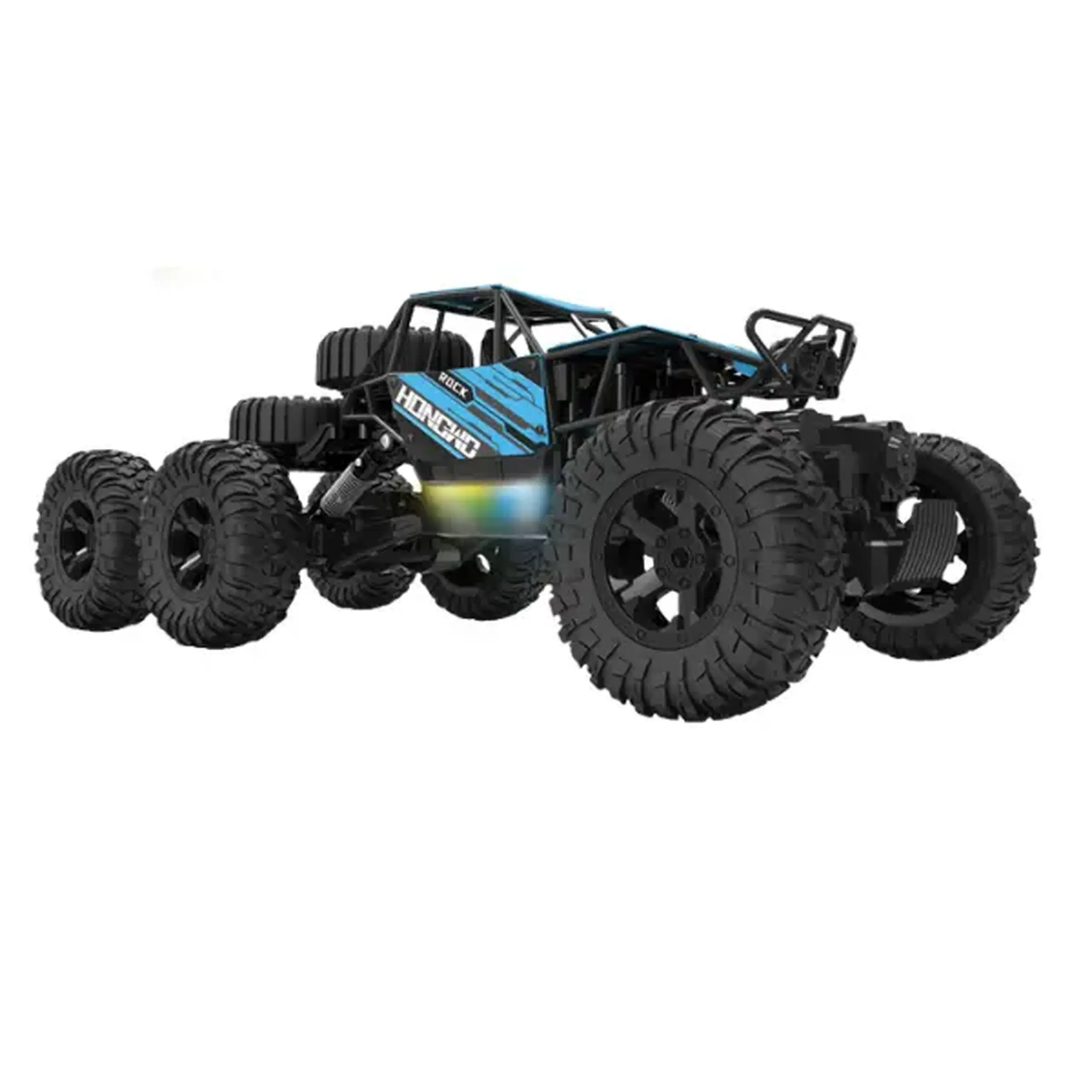 1:18 Mașină Radio-Control cu lumini și 6 roți, 3 culori