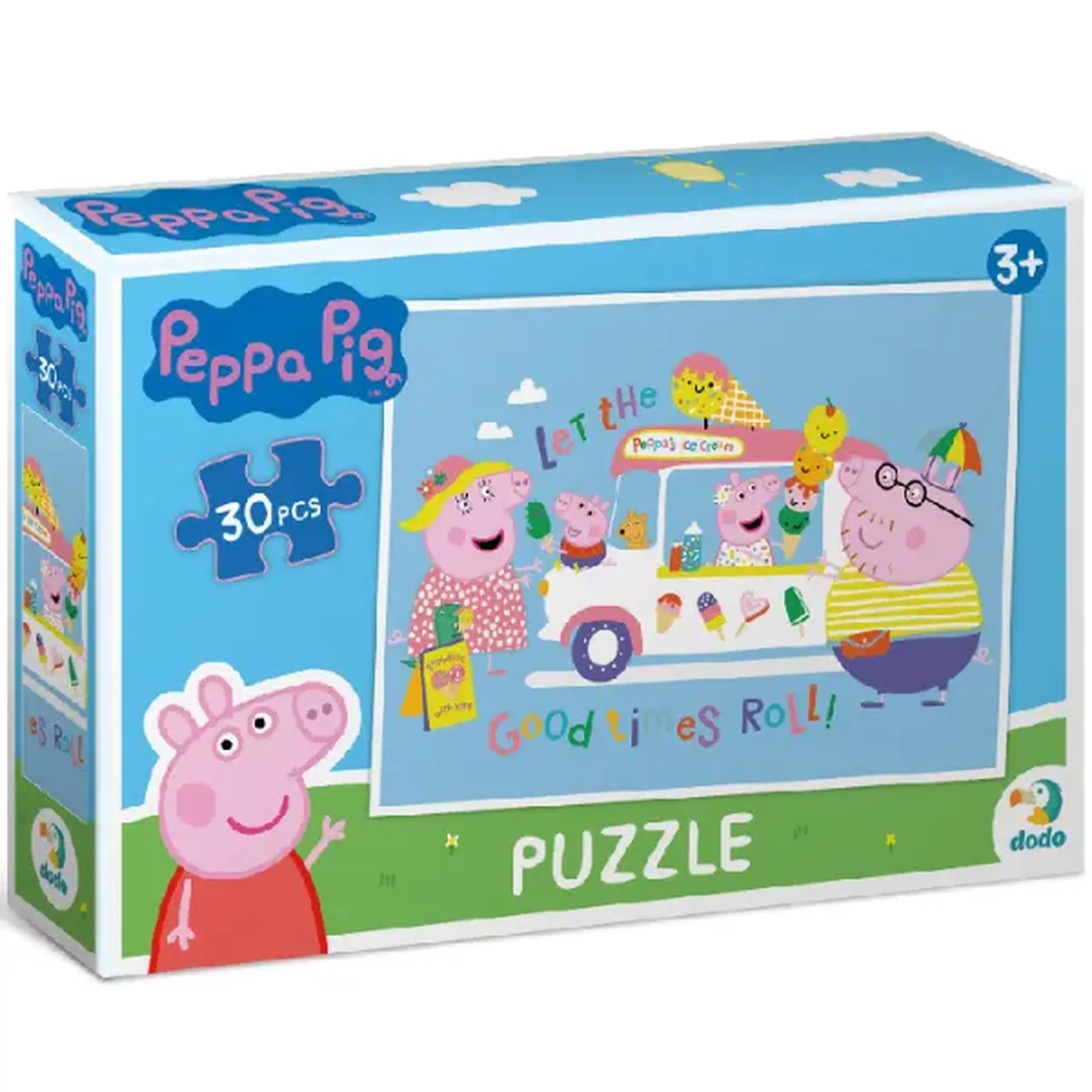 Puzzle "Înghețată de la Purcelușa Peppa", seria Peppa Pig, 30 elem.