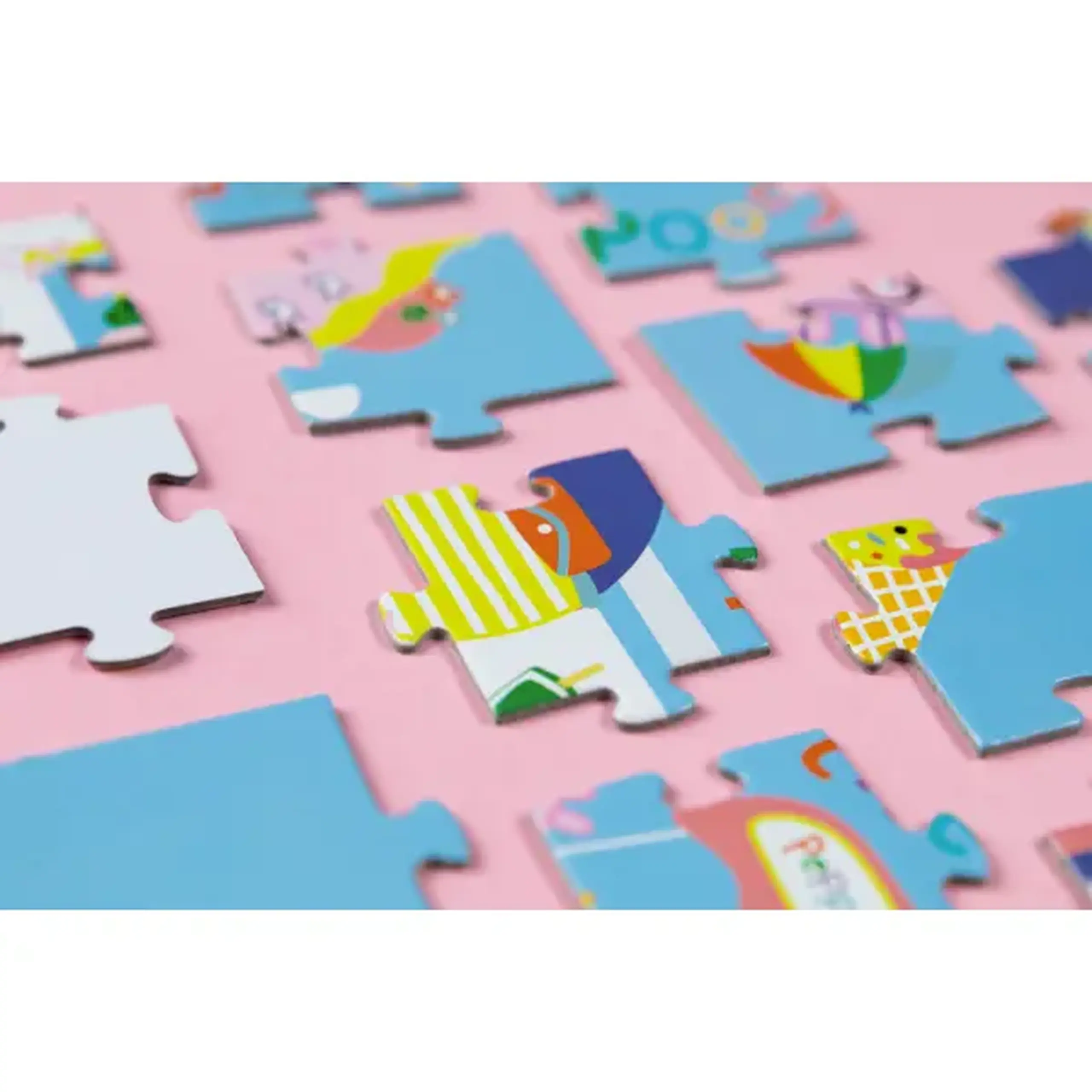 Puzzle "Înghețată de la Purcelușa Peppa", seria Peppa Pig, 30 elem.