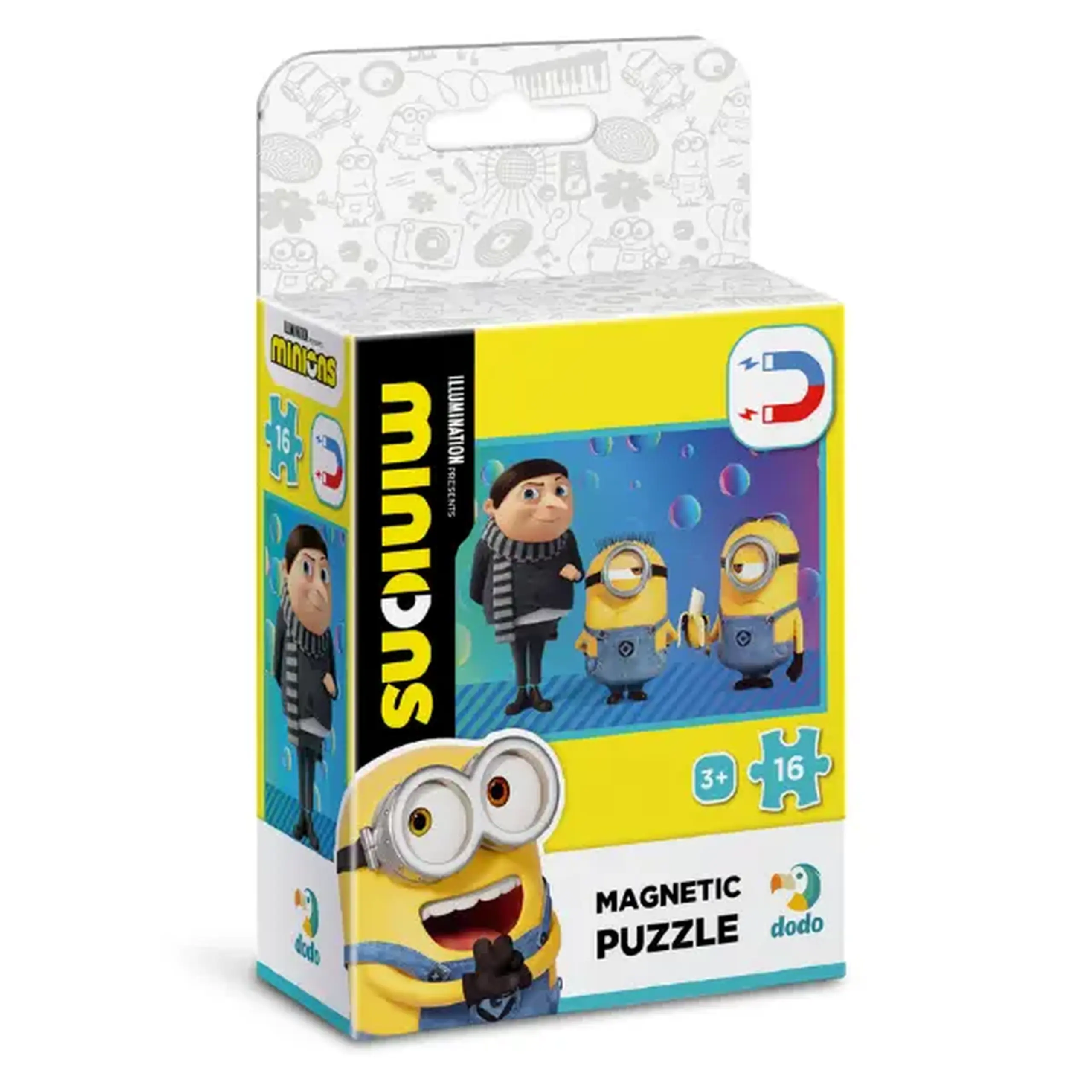 Puzzle magnetic "Copilaria lui Gru", seria Minions, 16 elem.