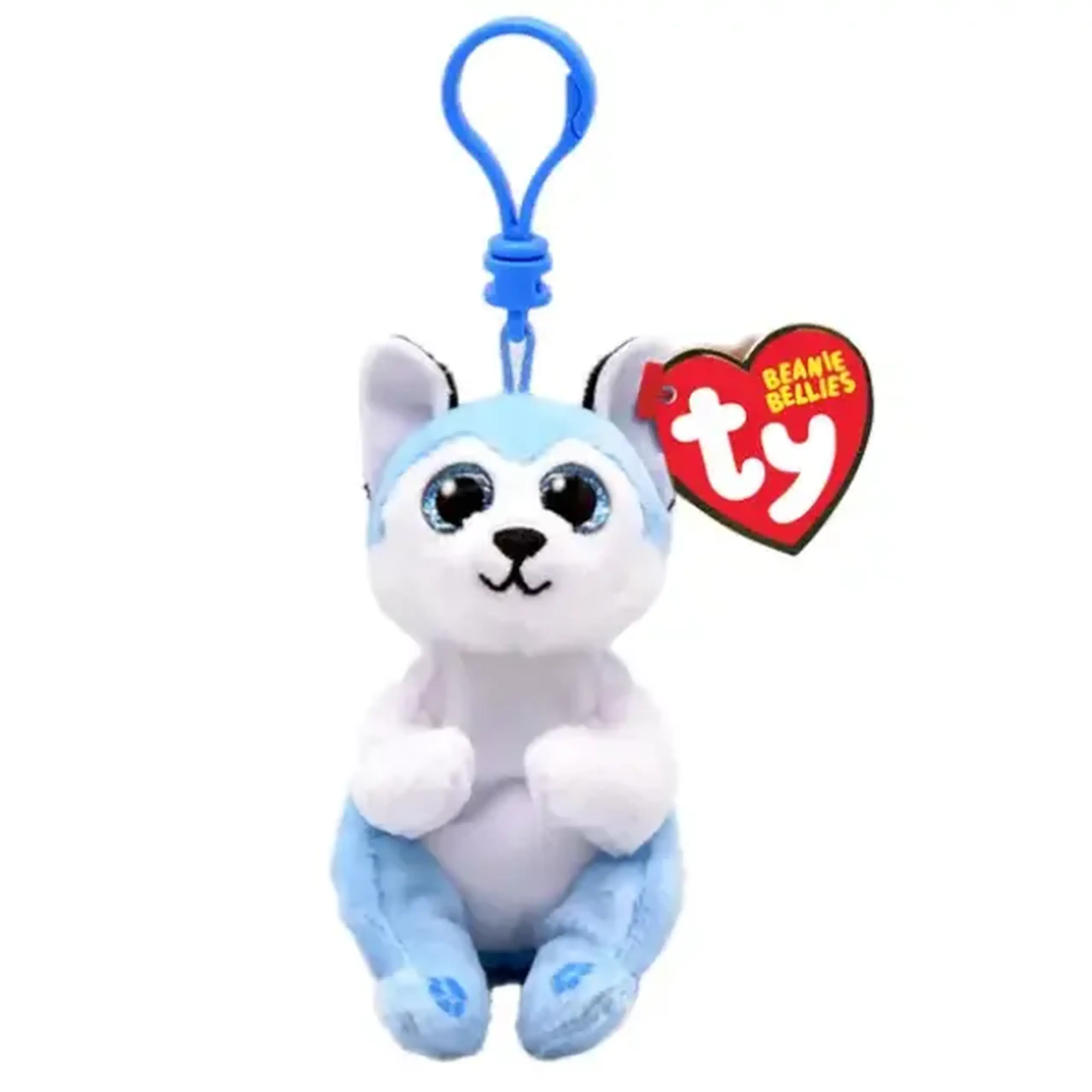 Breloc - cățel Thunder 8,5 cm (Beanie babies clip)