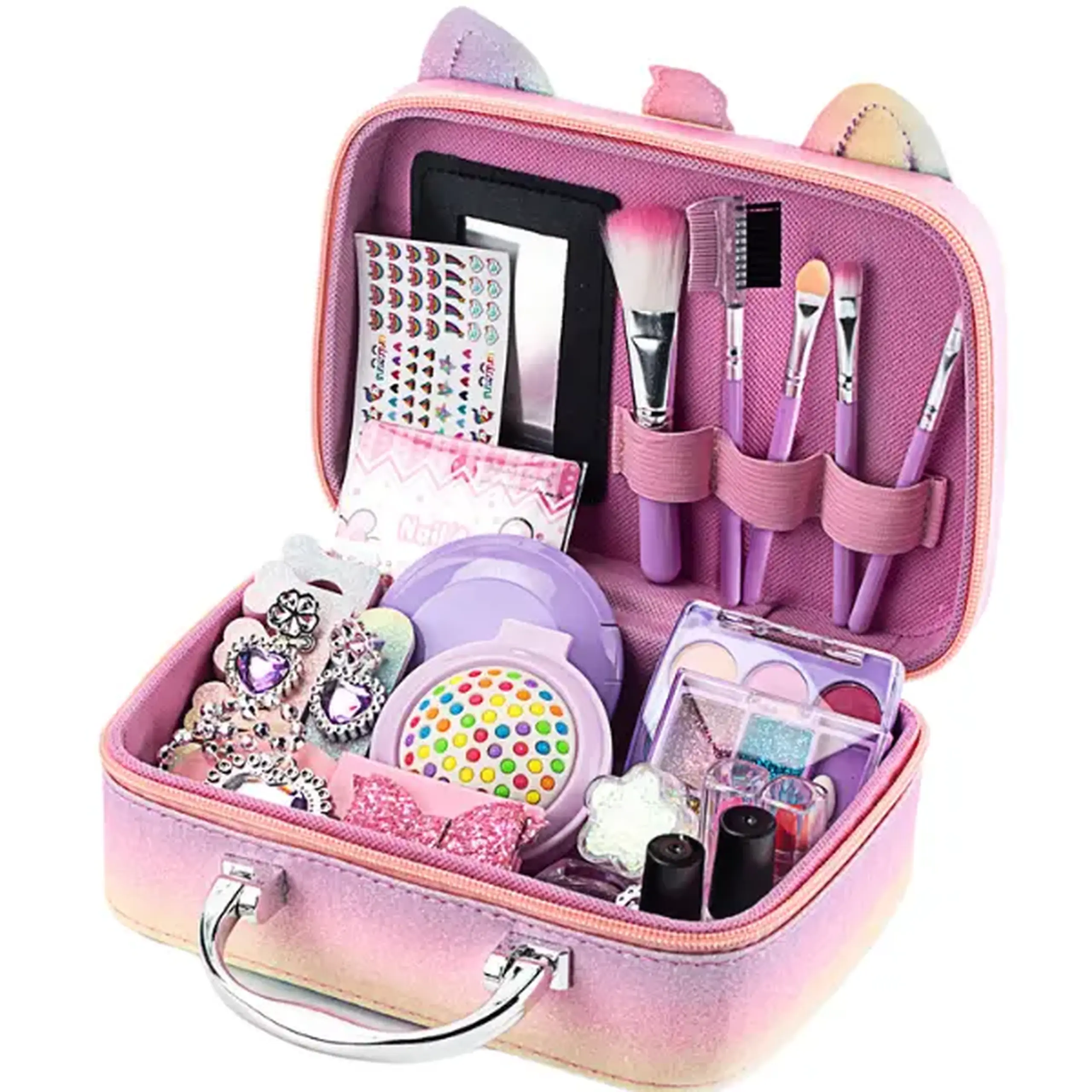 Geantă "Unicorn" cu produse cosmetice și accesorii