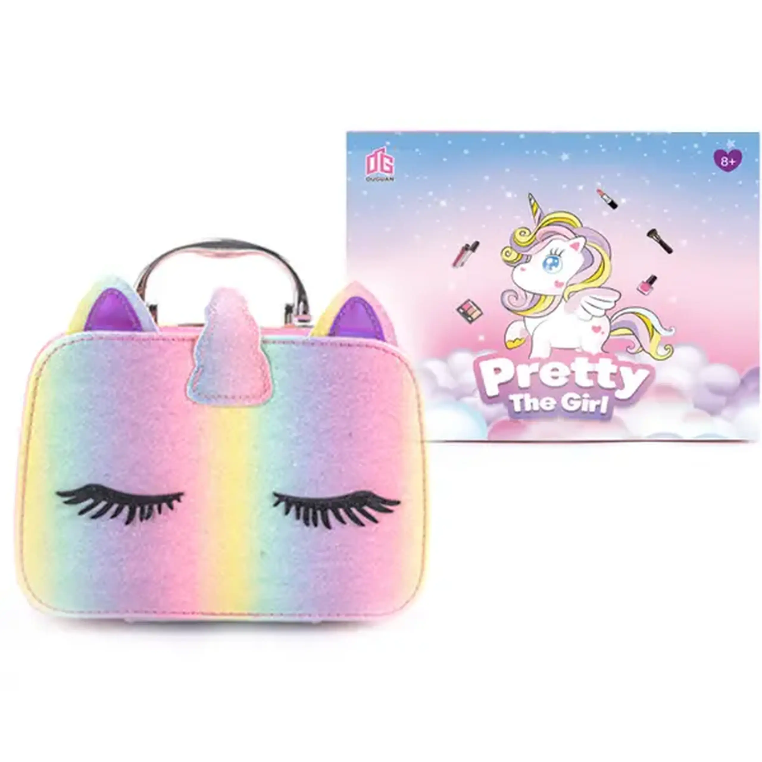 Geantă "Unicorn" cu produse cosmetice și accesorii
