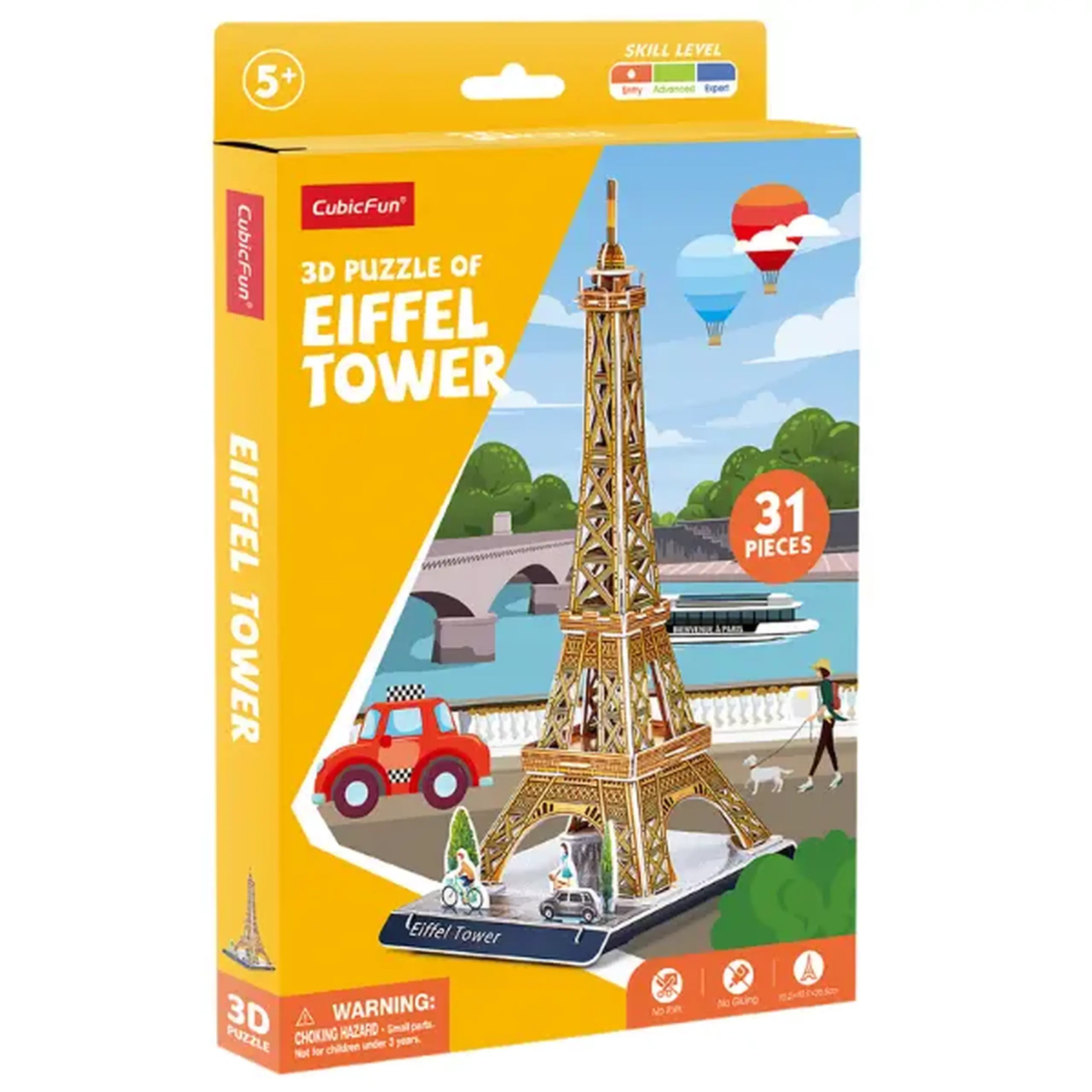 3D puzzle “Turnul Eiffel”, 31 elemente