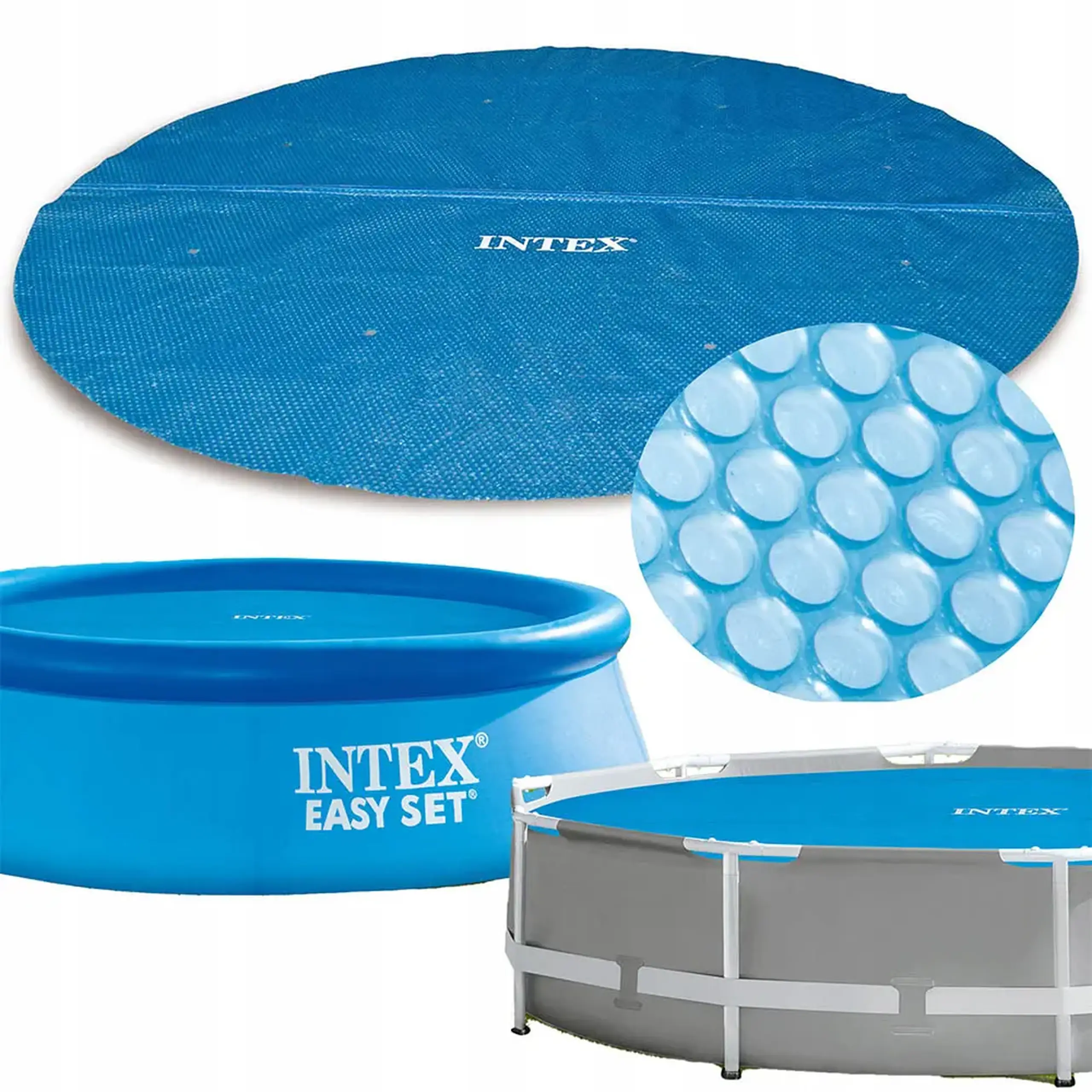 INTEX Husă solară D 348 cm pentru piscine rotunde cu D 366 cm