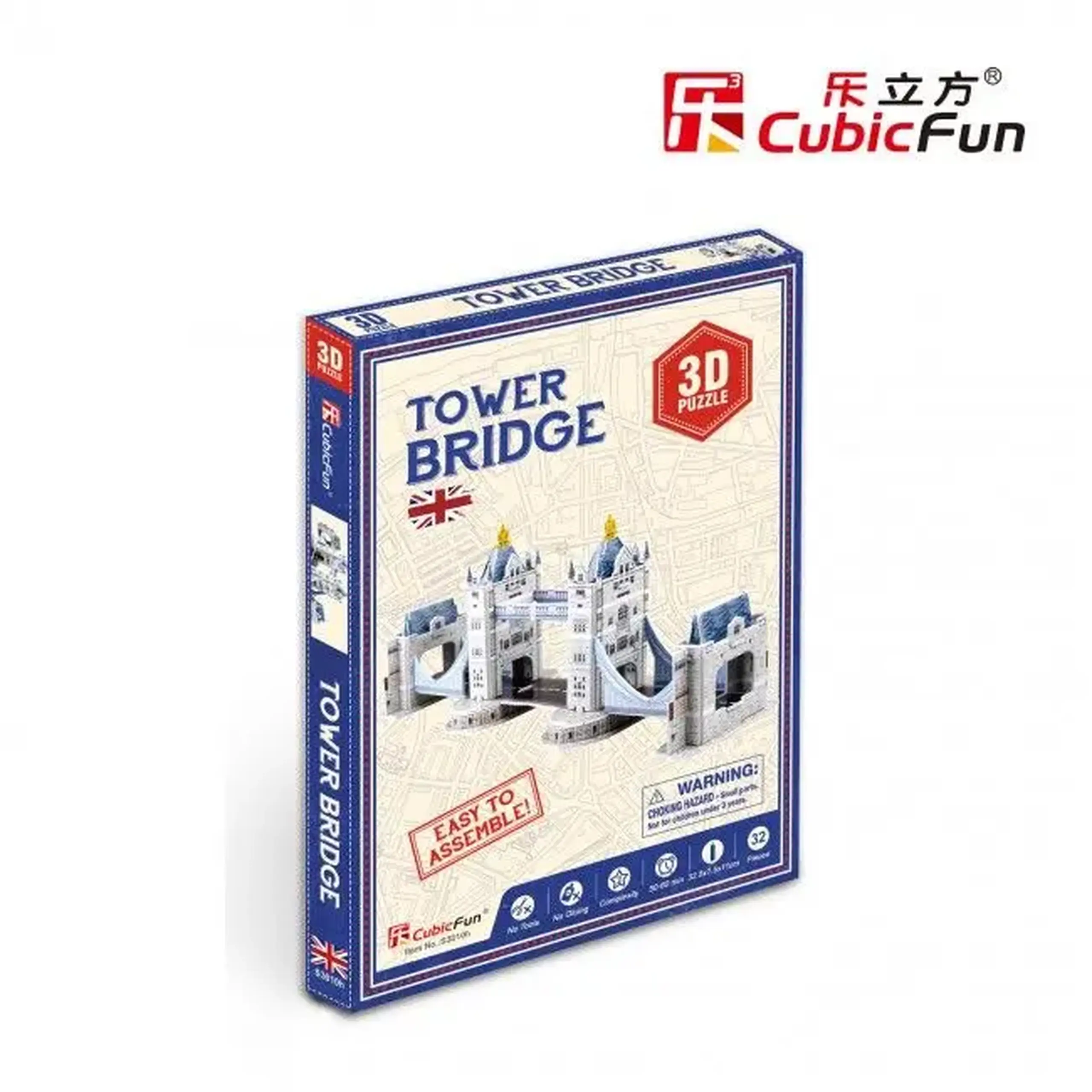3D puzzle “Podul Turnului”, 32 elemente