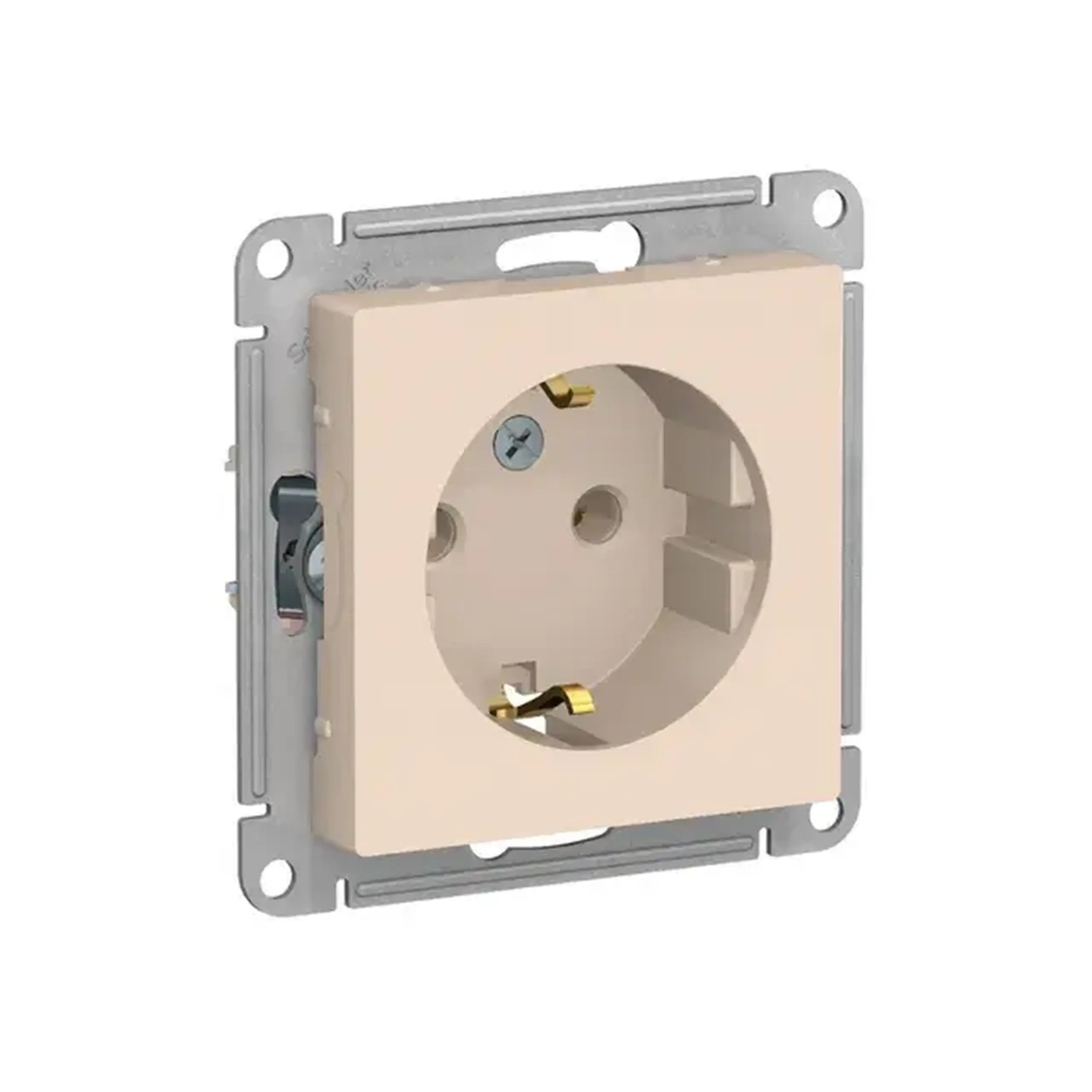 Priză cu împământare atlas Design 16 A 220 - 240 V bej Schneider-Electric