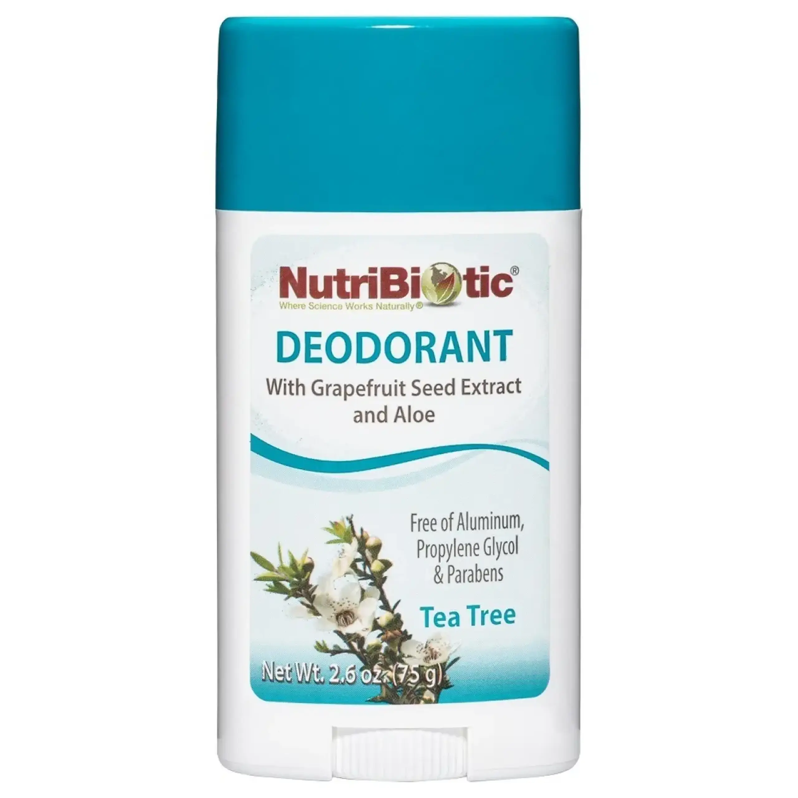 Nutribiotic, Deodorant Tea Tree, 75 gr.