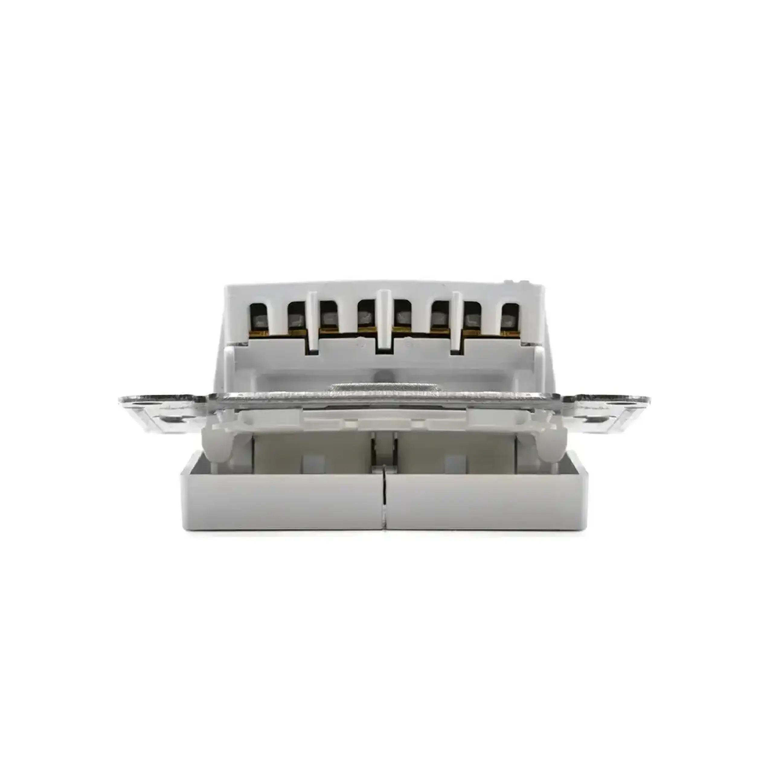 Întrerupător cruce dublu Atlas Design 10 A 220 - 240 V Alb Systeme Electric
