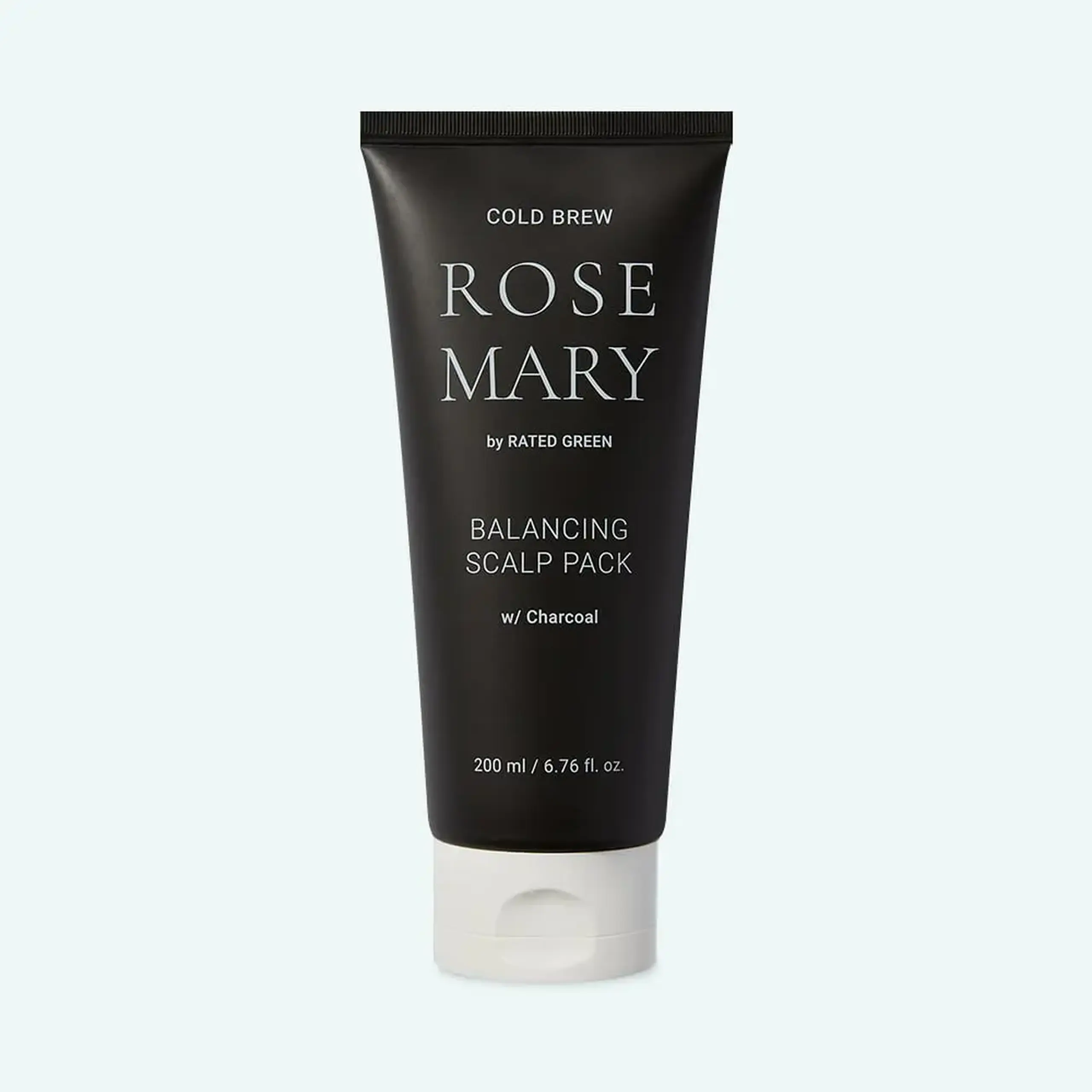 Mască cu cărbune și Rozmarin pentru scalp gras Rated Green Cold Brew Rosemary Balancing Scalp Pack w/Charcoal 200ml