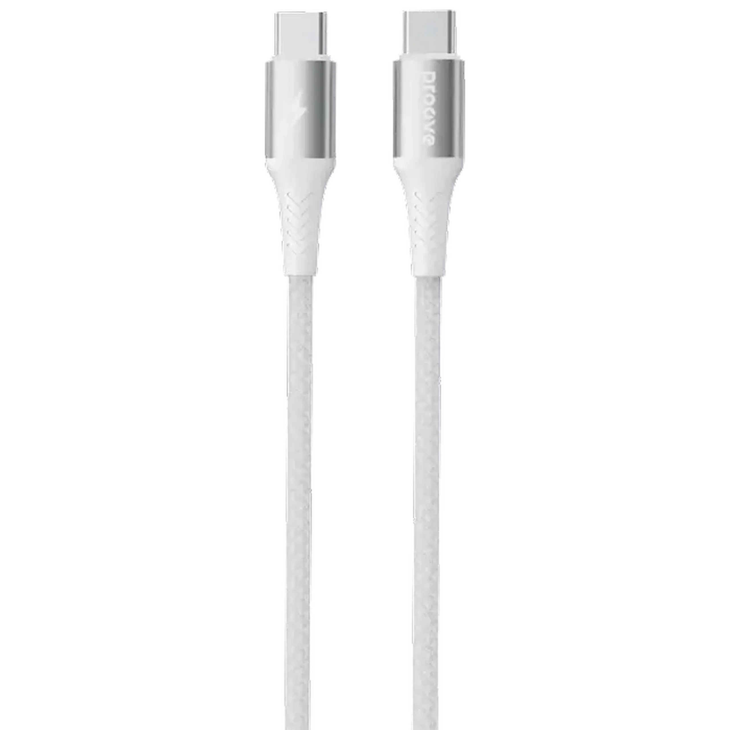 Cablu Type - C (Tip - C), Proove WireX Pro 100W (1,5 m), alb
