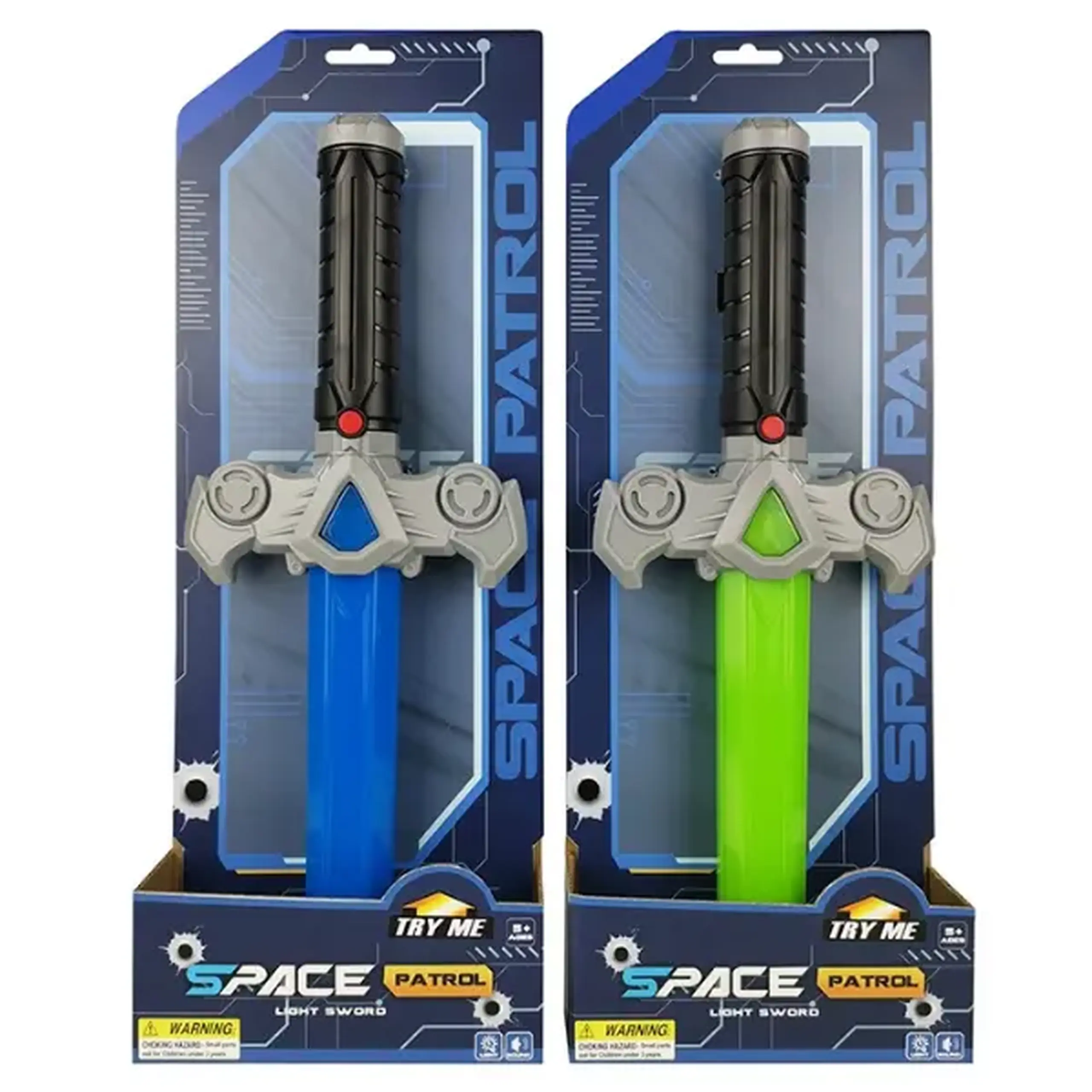 #04 Sabie de jucărie „Space Patrol” cu efecte luminoase și sonore, 73 cm, 2 culori