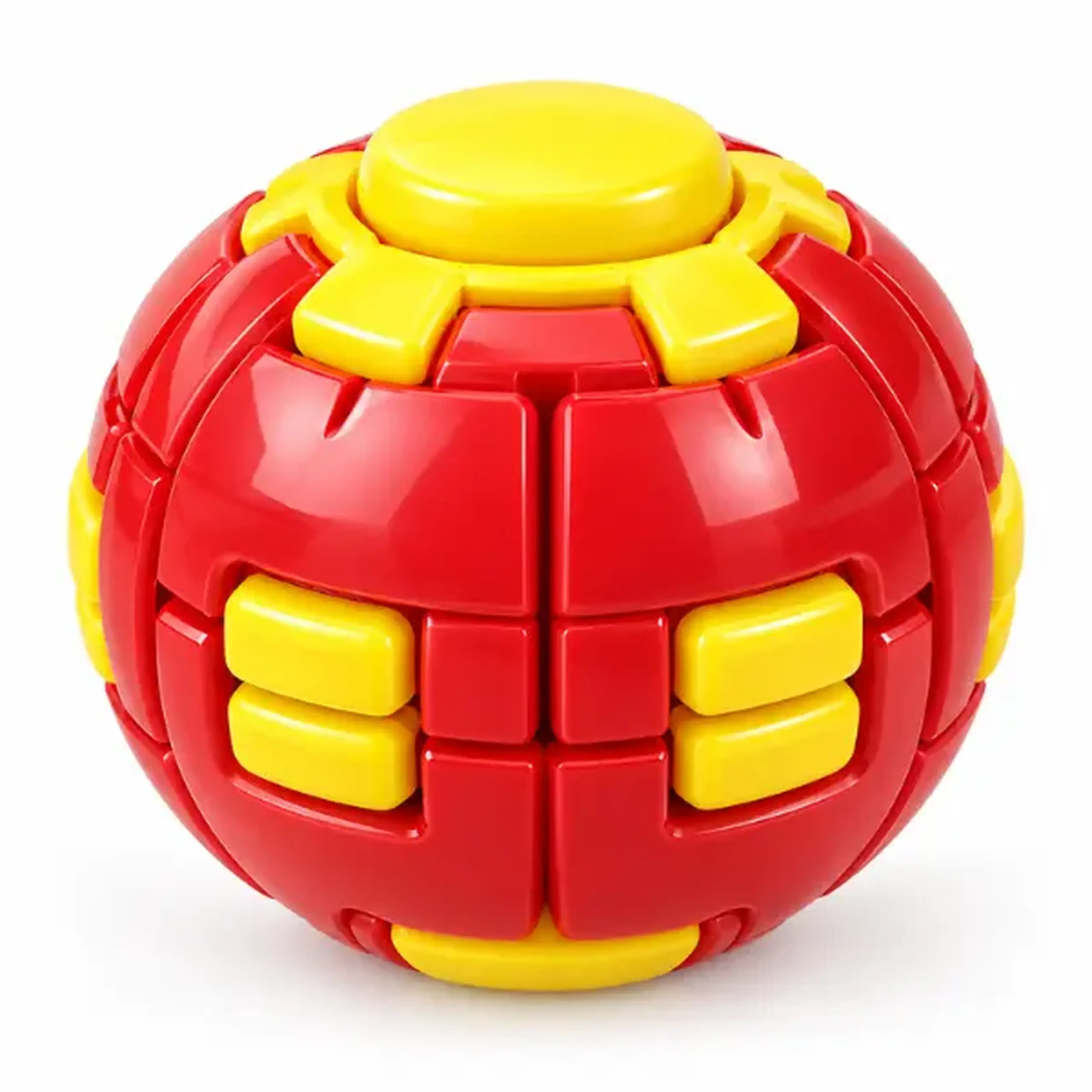 #05 Jucărie antistres „Fidget Spinner Ball”, minge 3D rotativă, 6 cm, 4 modele