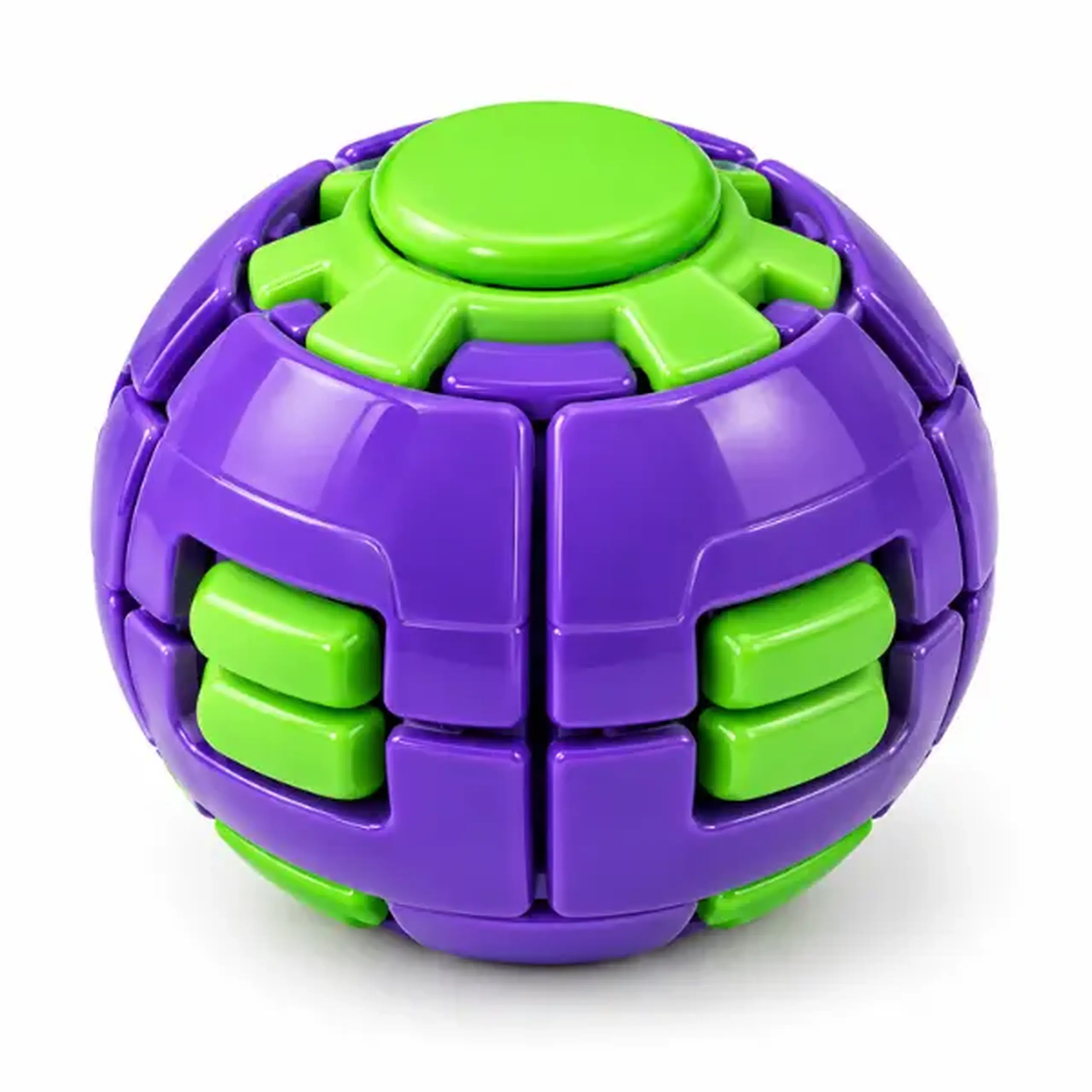 #05 Jucărie antistres „Fidget Spinner Ball”, minge 3D rotativă, 6 cm, 4 modele