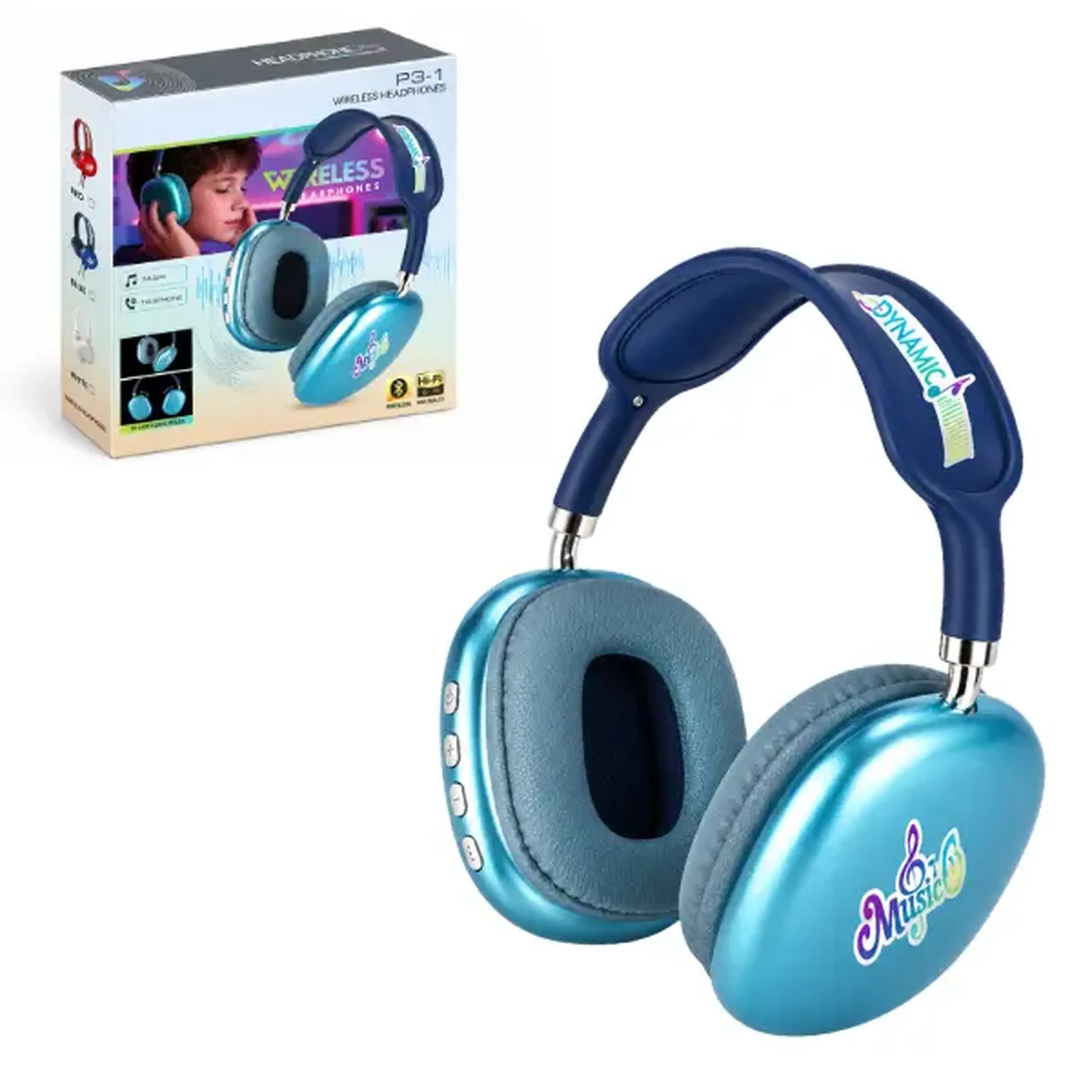 #05 Căști wireless „Music”, 3 culori