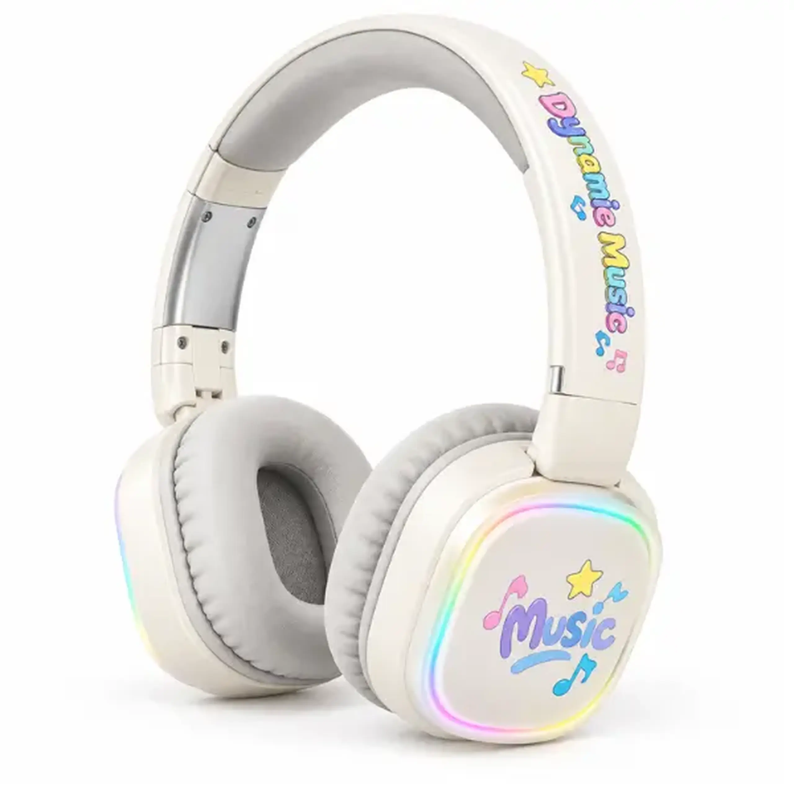 #05 Căști wireless „Music” cu iluminare, 6 culori